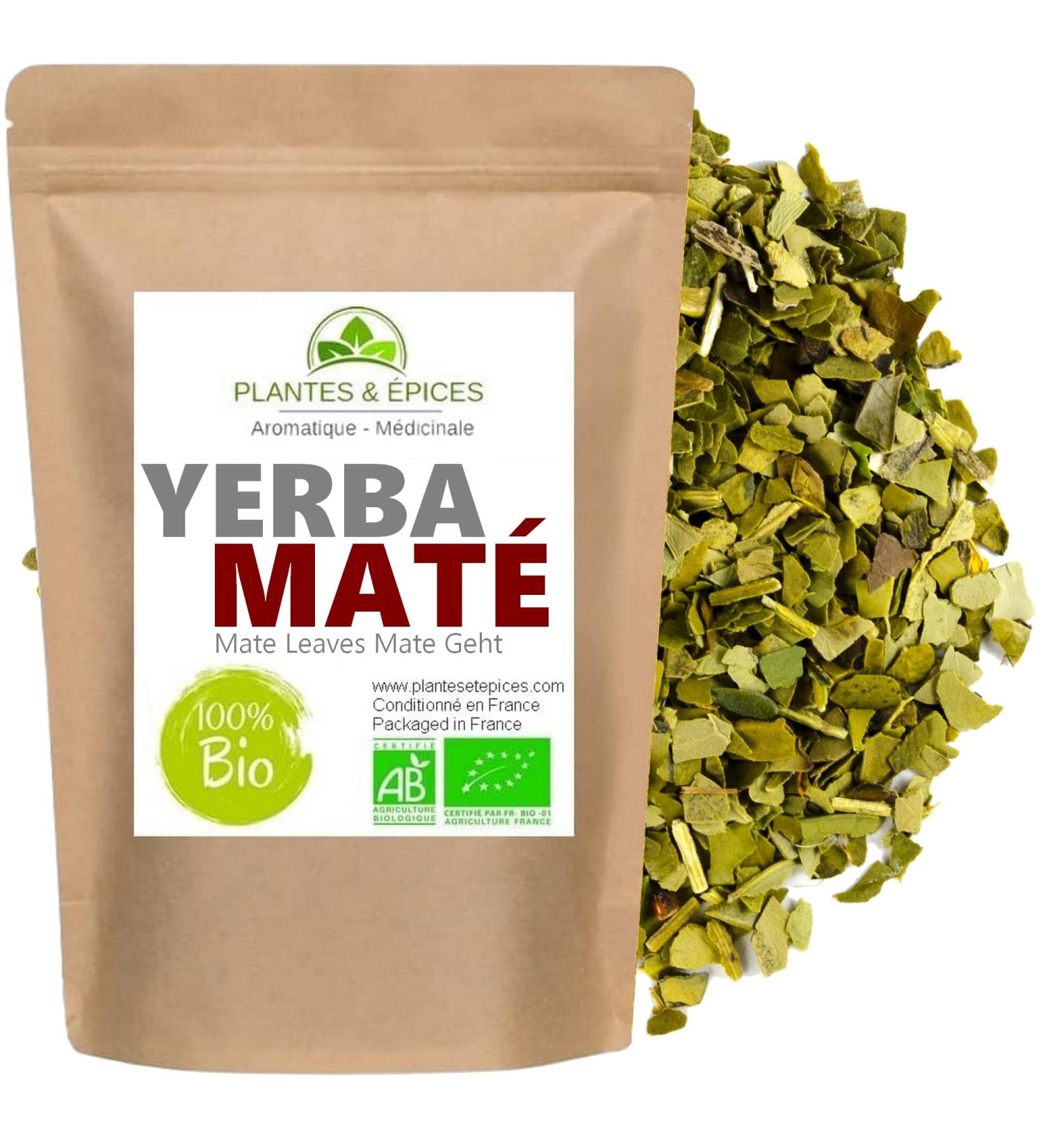 P&E YERBA MATE BIO - Organic Green Tea Leaves Yerba Mate Infusion Organic Herbal Tea (100g) - Buy Online on GoSupps.com