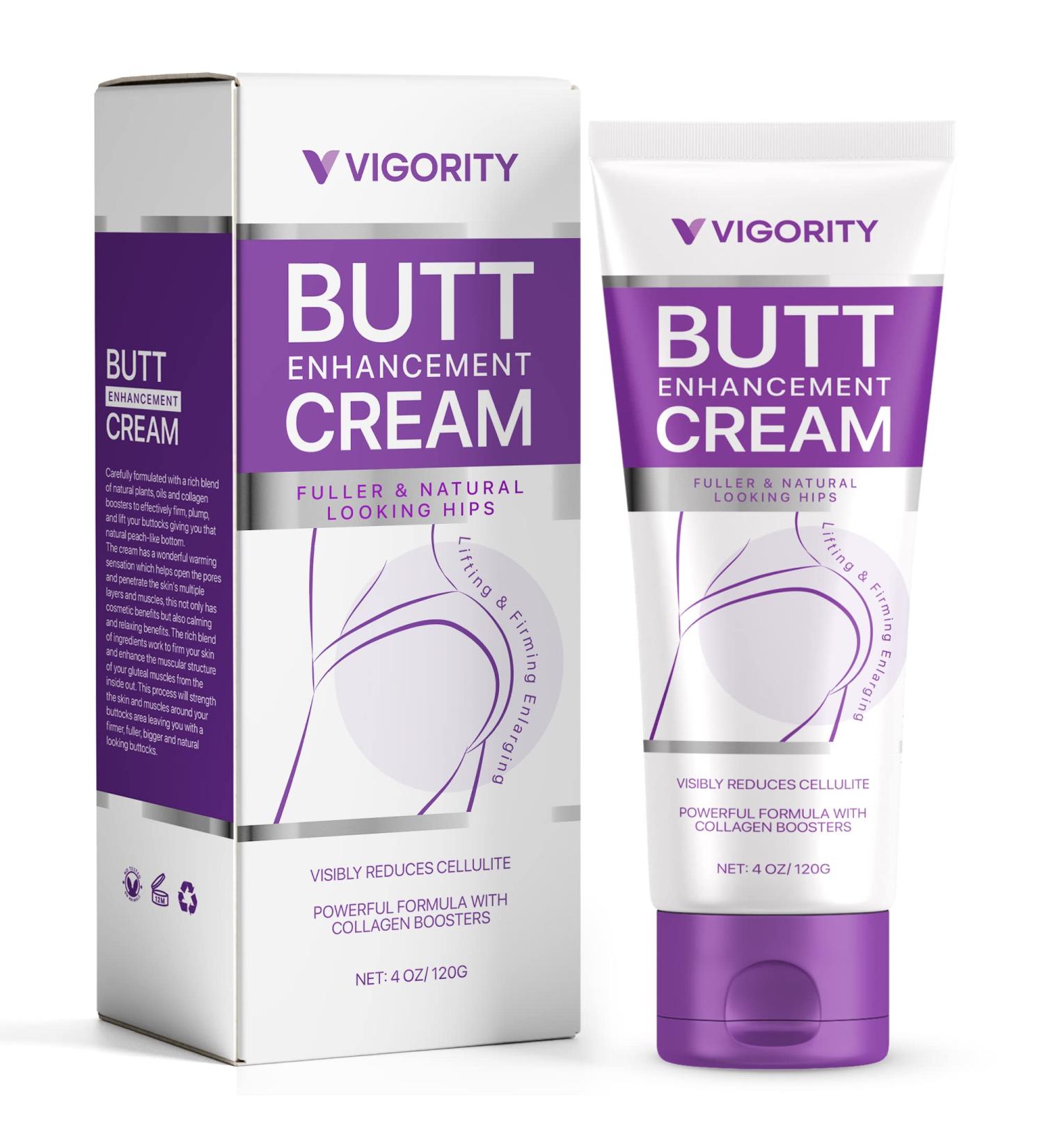Butt Enhancement Cream | Hip Lift & Firming Lotion for Bigger, More Elastic Buttocks | Moisturizing & Gentle Formula | 4oz (Pack of 1) - Buy Online on GoSupps.com