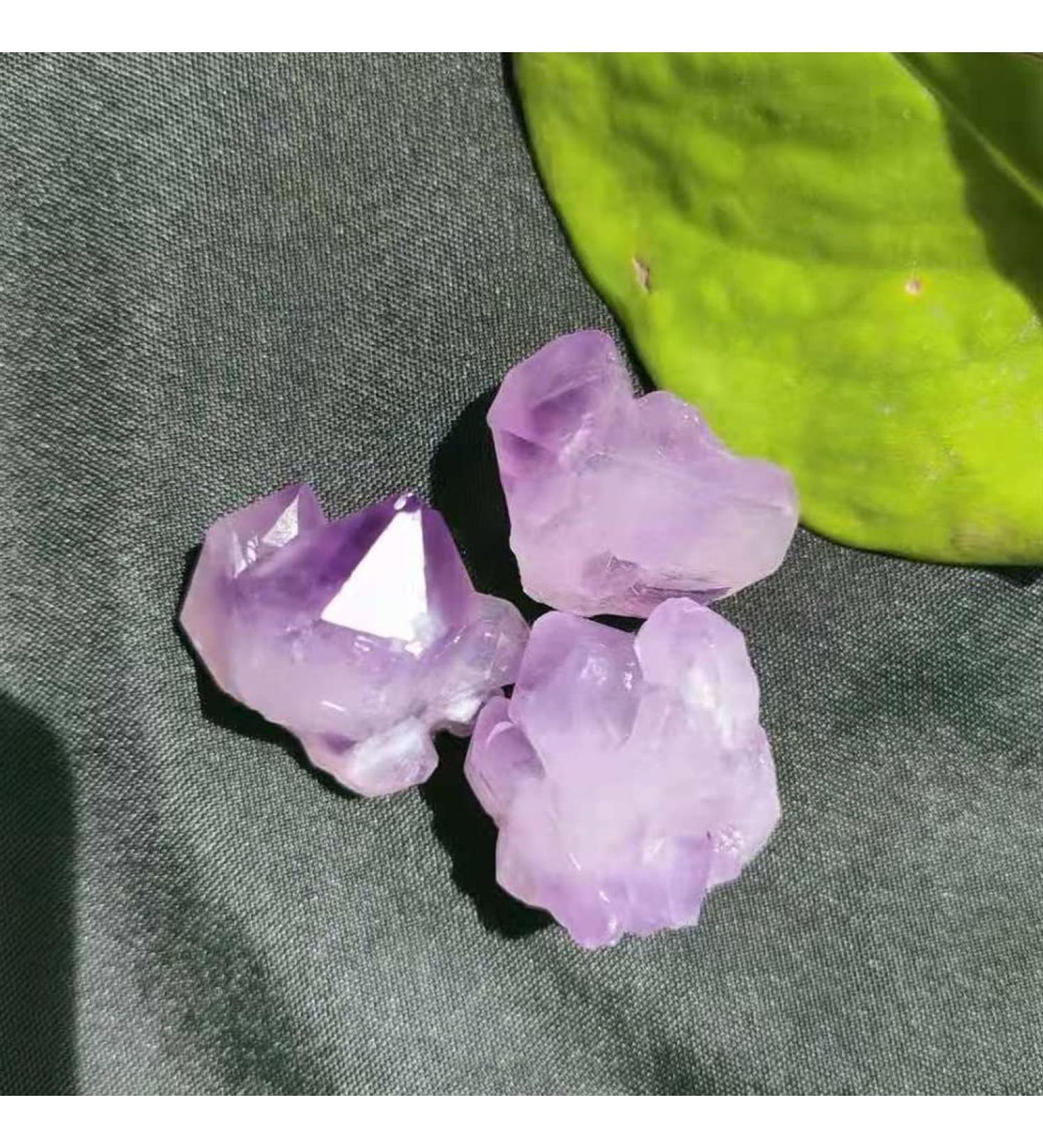Natural Amethyst Raw Quartz Small ClusterReiki Stone Crystal Point Specimen Home Decor Raw Crystals NaturalReiki Decoration (Color : 1pc Weight 3-8g Size : 200g) 200g 1pc Weight 3-8g - Buy Online on GoSupps.com
