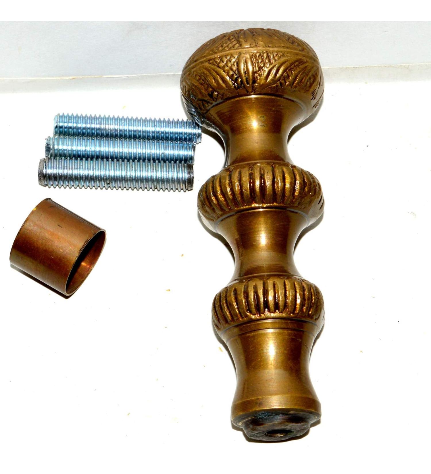 Nautical Gift Decor Antique Victorian Carved Brown Handle Gentleman's Walking Stick Cane.7