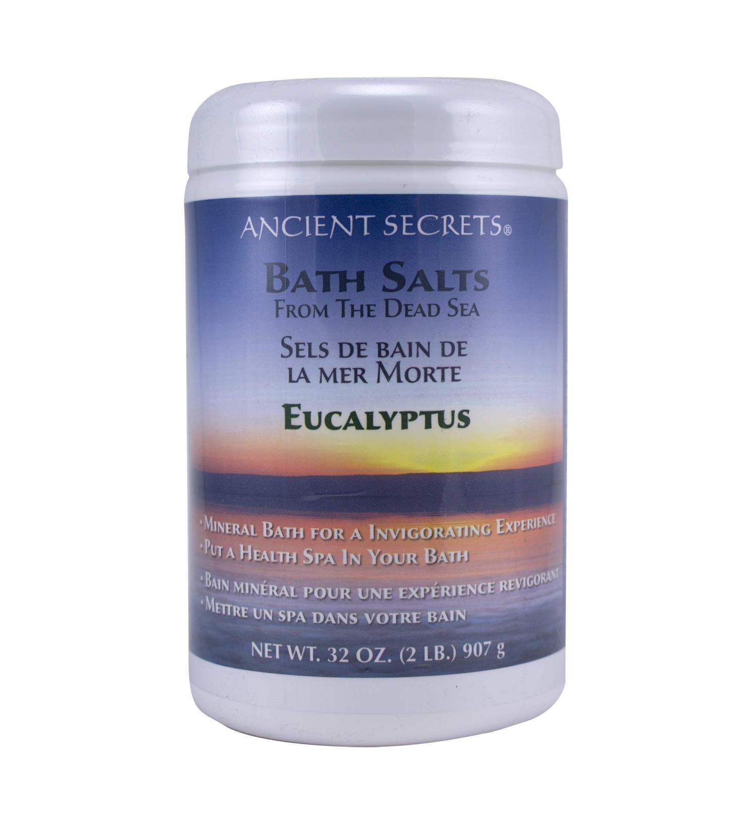 Dead Sea Eucalyptus Mineral Baths - 32 oz (2 Lbs) 908 G - Aromatherapy Soak - Buy Online on GoSupps.com