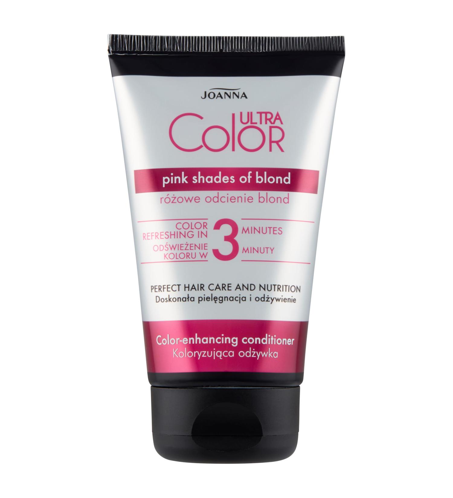 Joanna Pink Color Protection Conditioner for Natural & Colored Hair - 100 ml | Ideal for Pink & Blonde Shades - Buy Online on GoSupps.com
