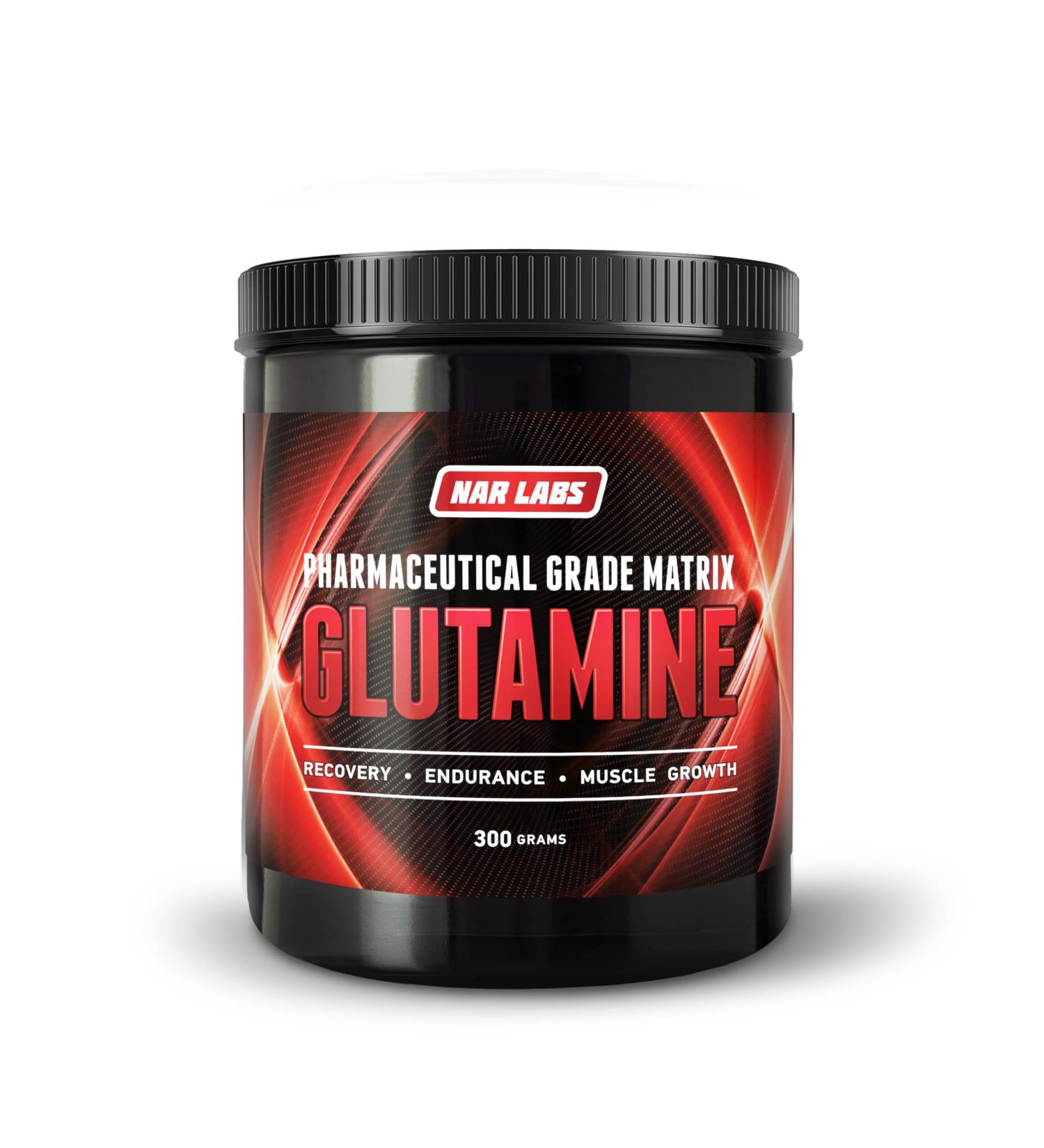 NAR LABS Glutamine Matrix 300 Grams | Natural | Non-GMO | Gluten Free | 60 Servings - Buy Online on GoSupps.com