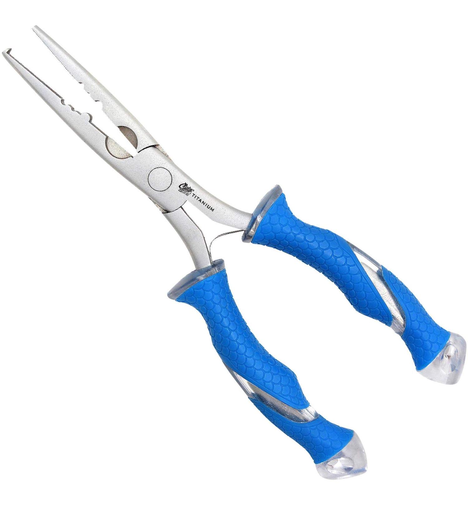Cuda 8 Stainless Steel Freshwater Fishing Pliers - Needle Nose Blue - Buy Online on GoSupps.com