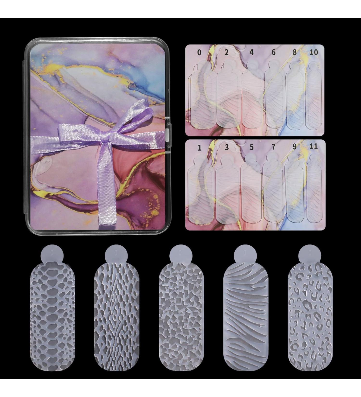 60X Nail Forms MOMOJIA Touch Crystal Nail Forms Nail Stickers For Creating Relief Design On Nails - Buy Online on GoSupps.com