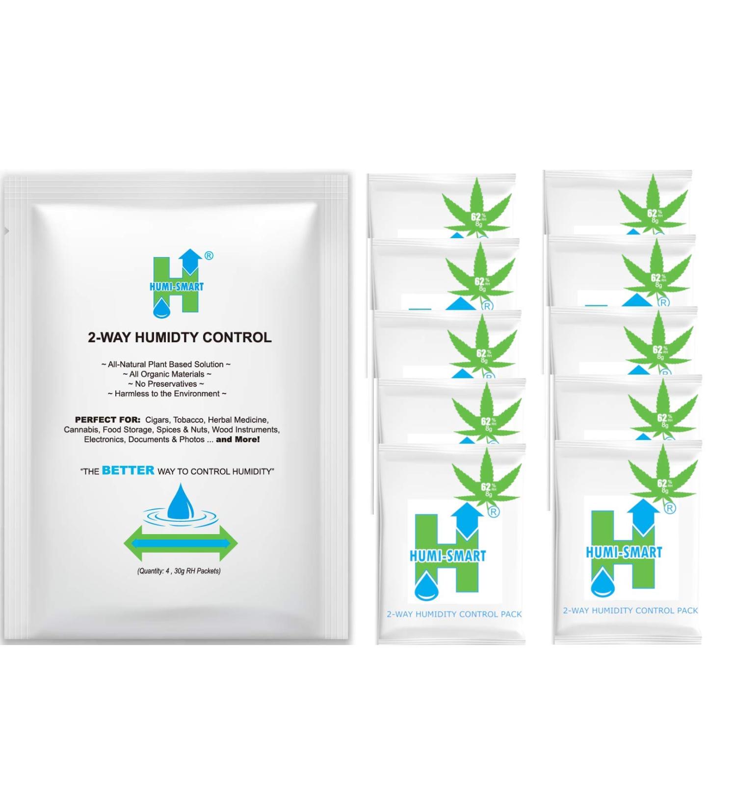 Humi-Smart 2-Way Control 62% RH 8g 10-Pack