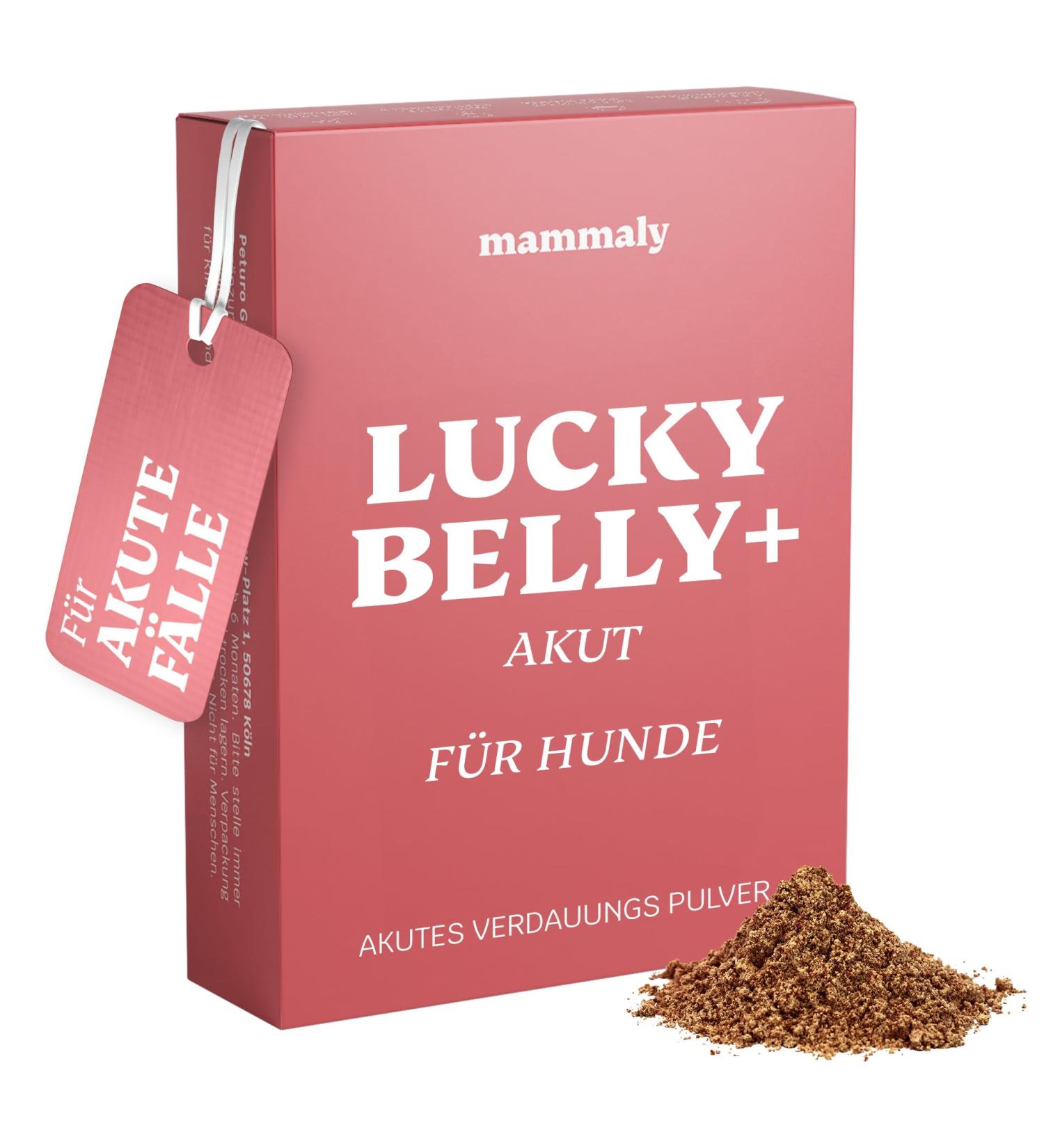 Mammaly Lucky Belly acute diarrhea powder for dogs probiotics dog quick help in strong diarrhea dog suitable for allergy sufferers and grain -free dog intestinal flora healing moor (3 pack)