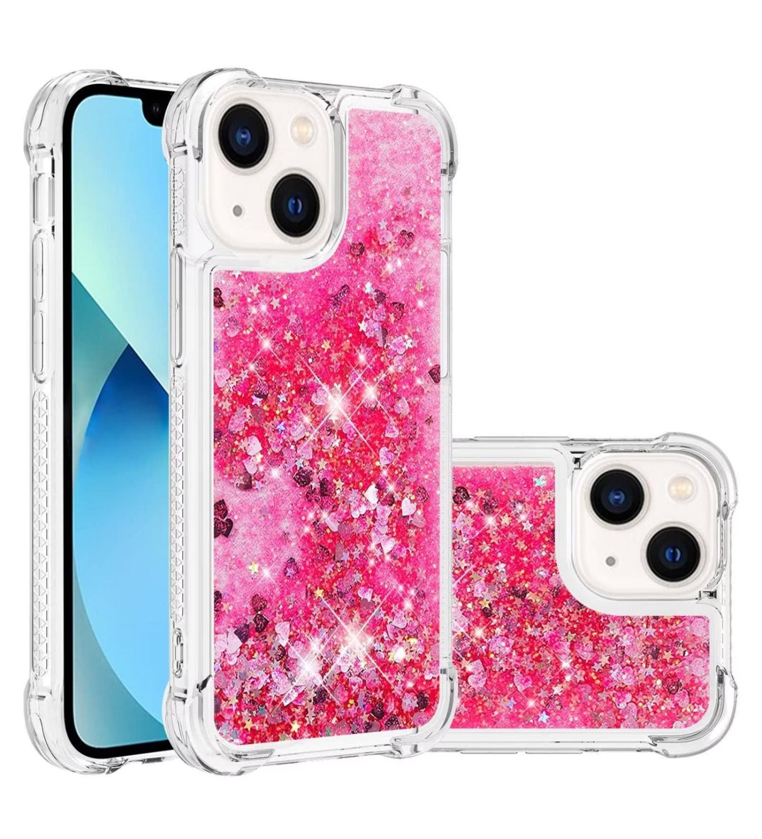 Tivenfezk Nadoli Glitzer Treisand Shell for iPhone 15 Plus - Shockproof Transparent TPU Bumper Cover | Ultimate Protection & Style - Buy Online on GoSupps.com