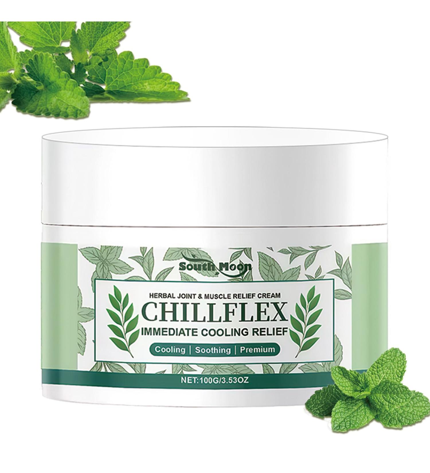 exatta CHILLFLEX Instant Cooling Instant Cooling Instant Cream 100 g Chillflex Cream joint activities throughout the body instant cooling soothing cream for muscles lumbar vertebrae neck - Buy Online on GoSupps.com