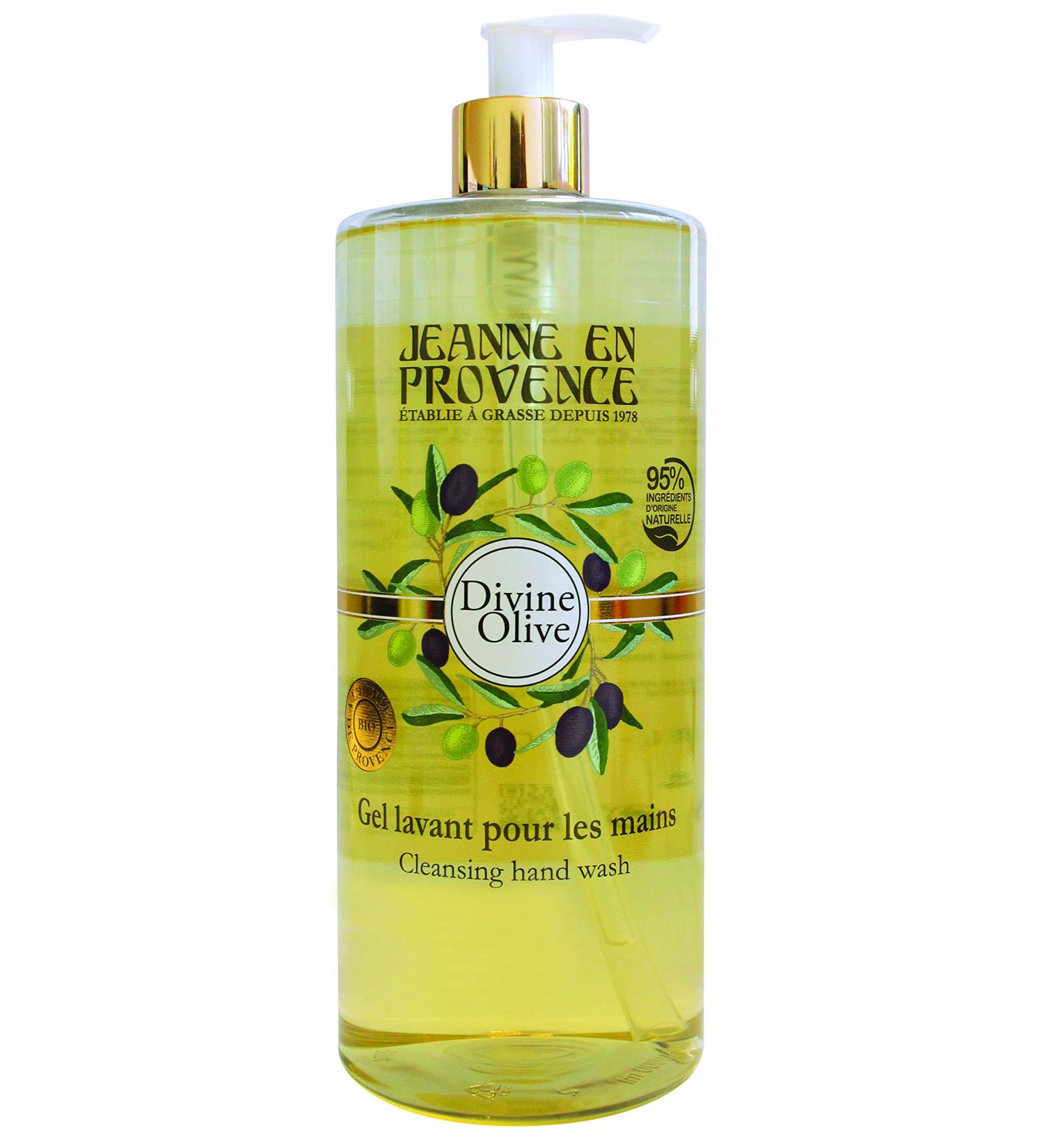Jeanne en Provence - Hand Wash Gel - Divine Olive - Made in France - 1L - Buy Online on GoSupps.com