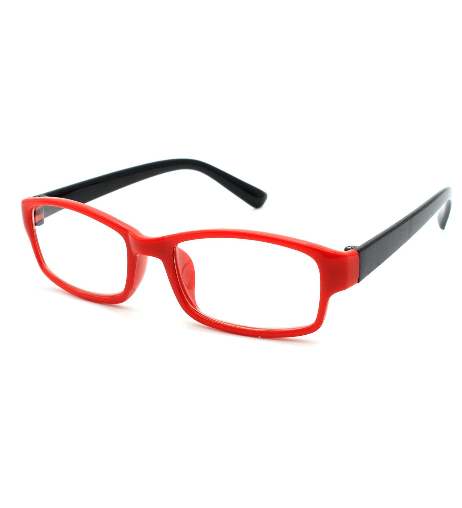 4sold (TM Slim Reading Glasses Retro Black Brown dark brown +1.5 or +2.00 or +2.5 or +3.0 or +3.5 or +4.00 Red Black 1.5 x