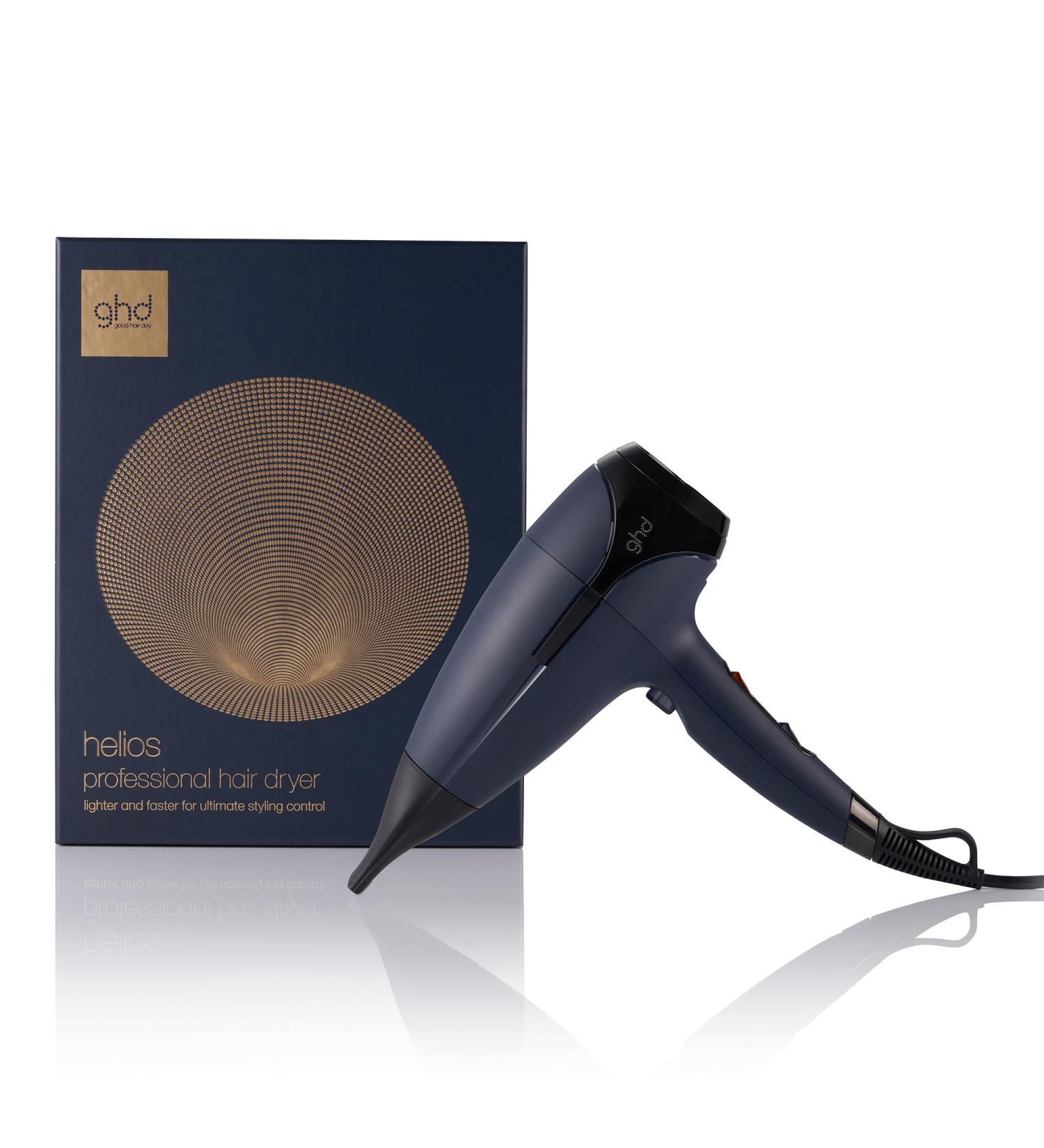 ghd helios hairdryer professional hairdryer with brushless motor and ion technology Dark blue