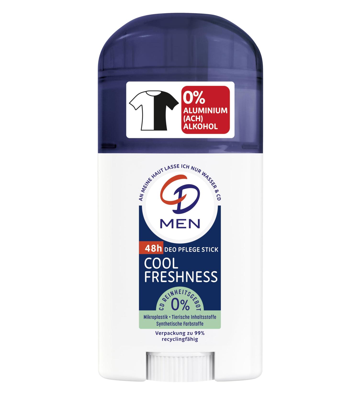 CD Deodorant Men Cool Freshness Stick 40 ml/alcohol and aluminium free/Suitable for 48 hours of protection - Buy Online on GoSupps.com