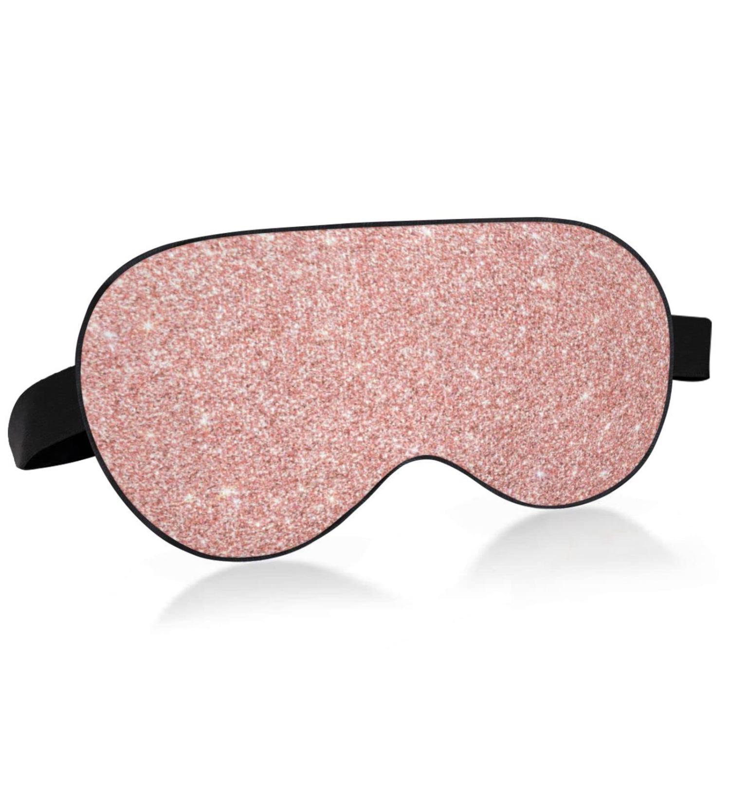 Xigua Rose Gold Flash Sleeping Eye Mask | Adjustable Strap | Breathable Blackout Comfort | Men & Women - Buy Online on GoSupps.com