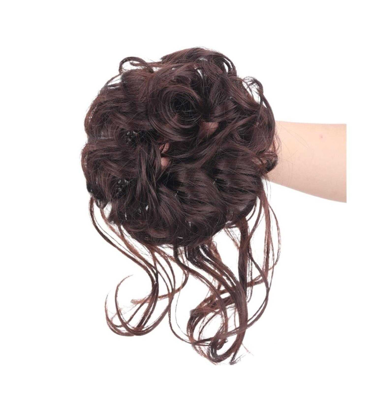 Messy Bun Hair Piece for Women Pieces Curly Chignon Donut Scrunchie for Women Messy Bun Hair Piece Synthetic Tousled Updo Hair Buns Extension Elastic Hair Band Hair Fake Hair Accessories for Women 6A - Buy Online on GoSupps.com