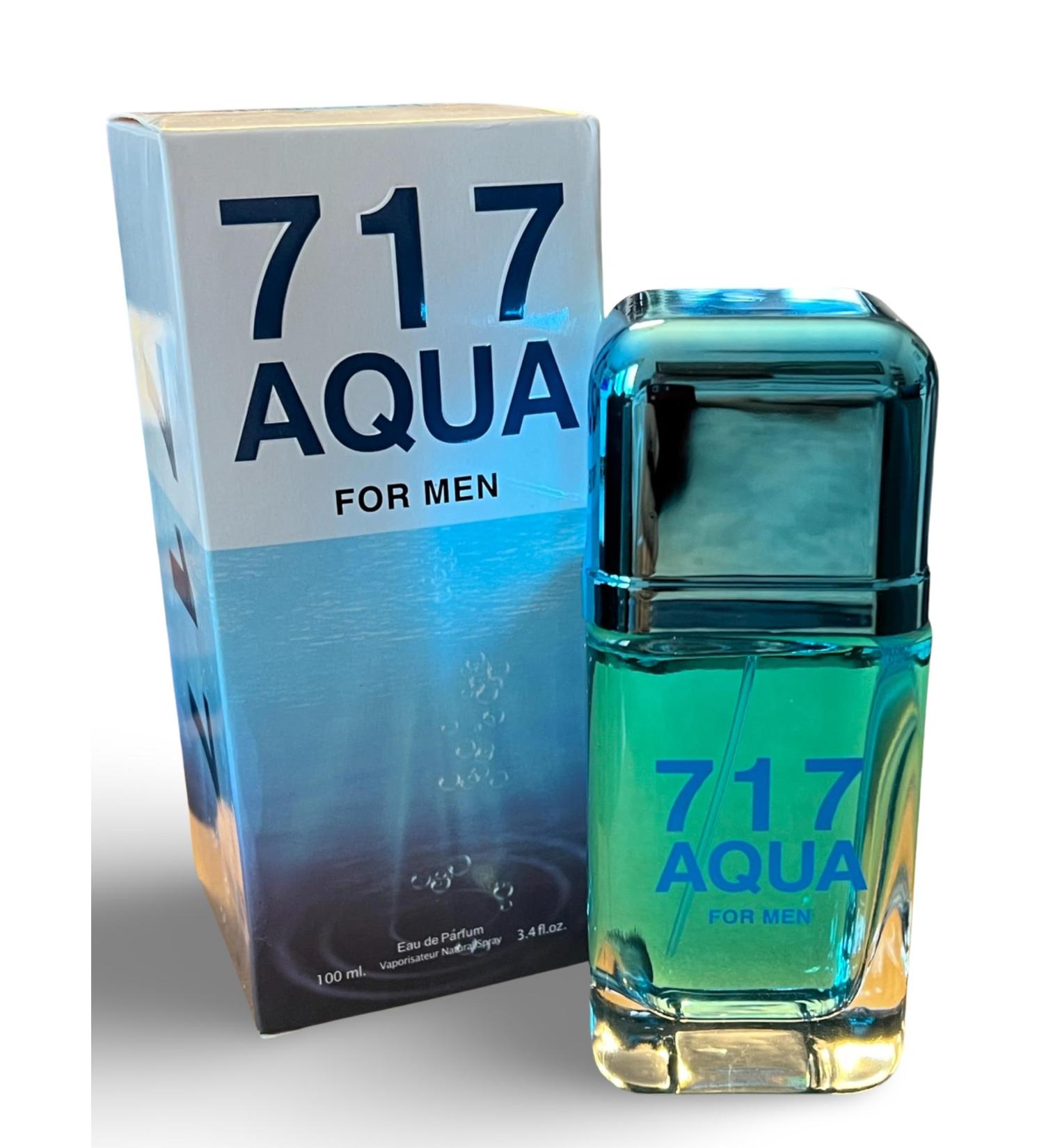 717 AQUA FOR MEN - Eau de Parfum- 3.4 Fl Oz Vaporisateur Natural Spray - Buy Online on GoSupps.com