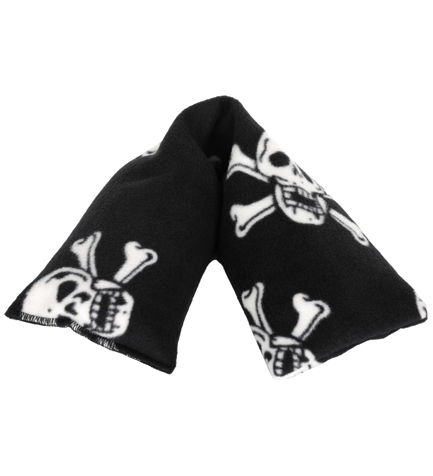 Microwavable Lavender Wheat Bags Printed Fleece Microwave Heat Pack for Back Neck Joints and Shoulder Pain Relief 44cmx13cm (Skulls) Printed Fleece Skulls - Buy Online on GoSupps.com