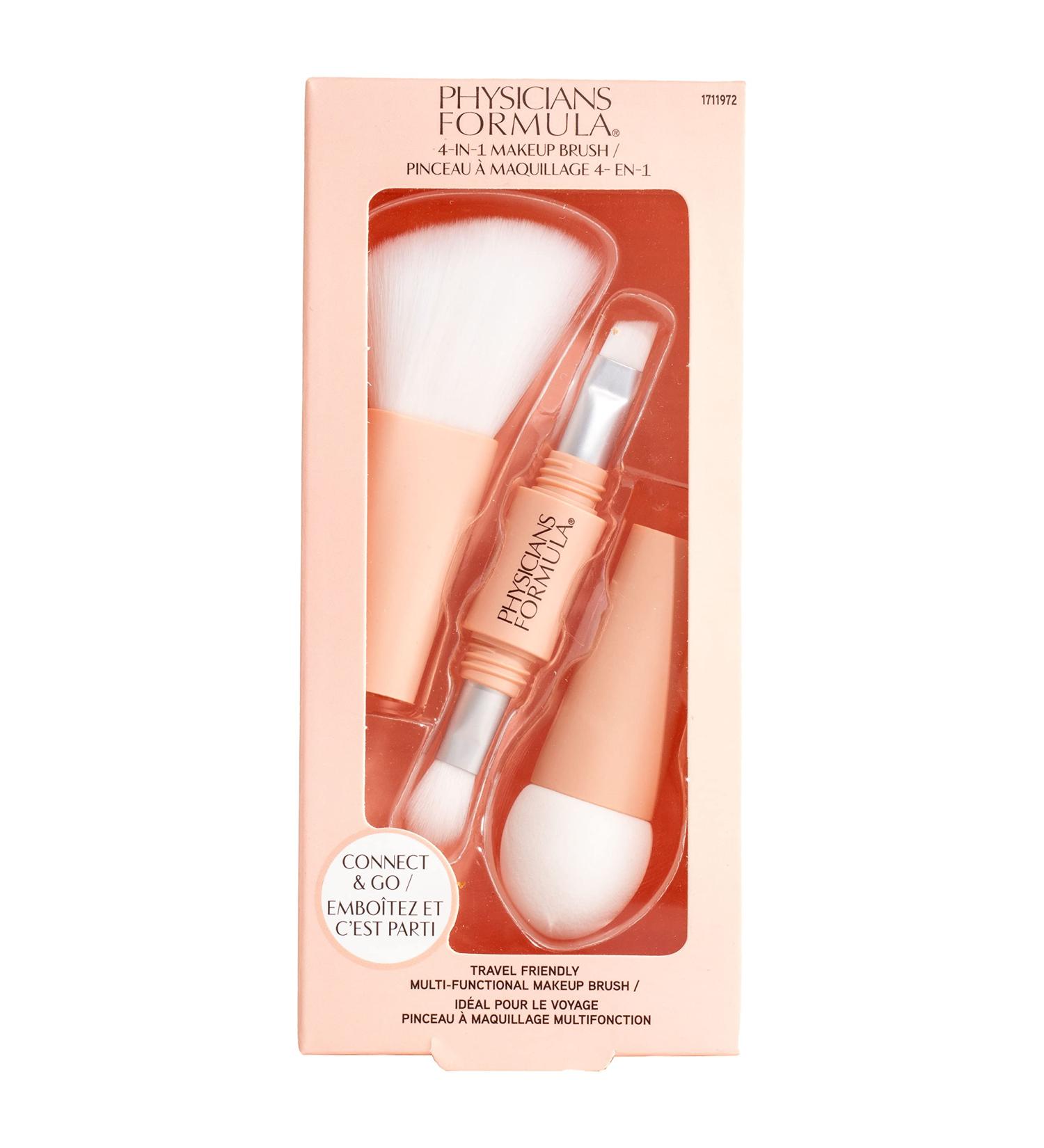Physicians Formula 4-in-1 Makeup Brush and Sponge Set - Premium Brushes & Precision Sponge for Powder and Liquid Makeup - Buy Online on GoSupps.com