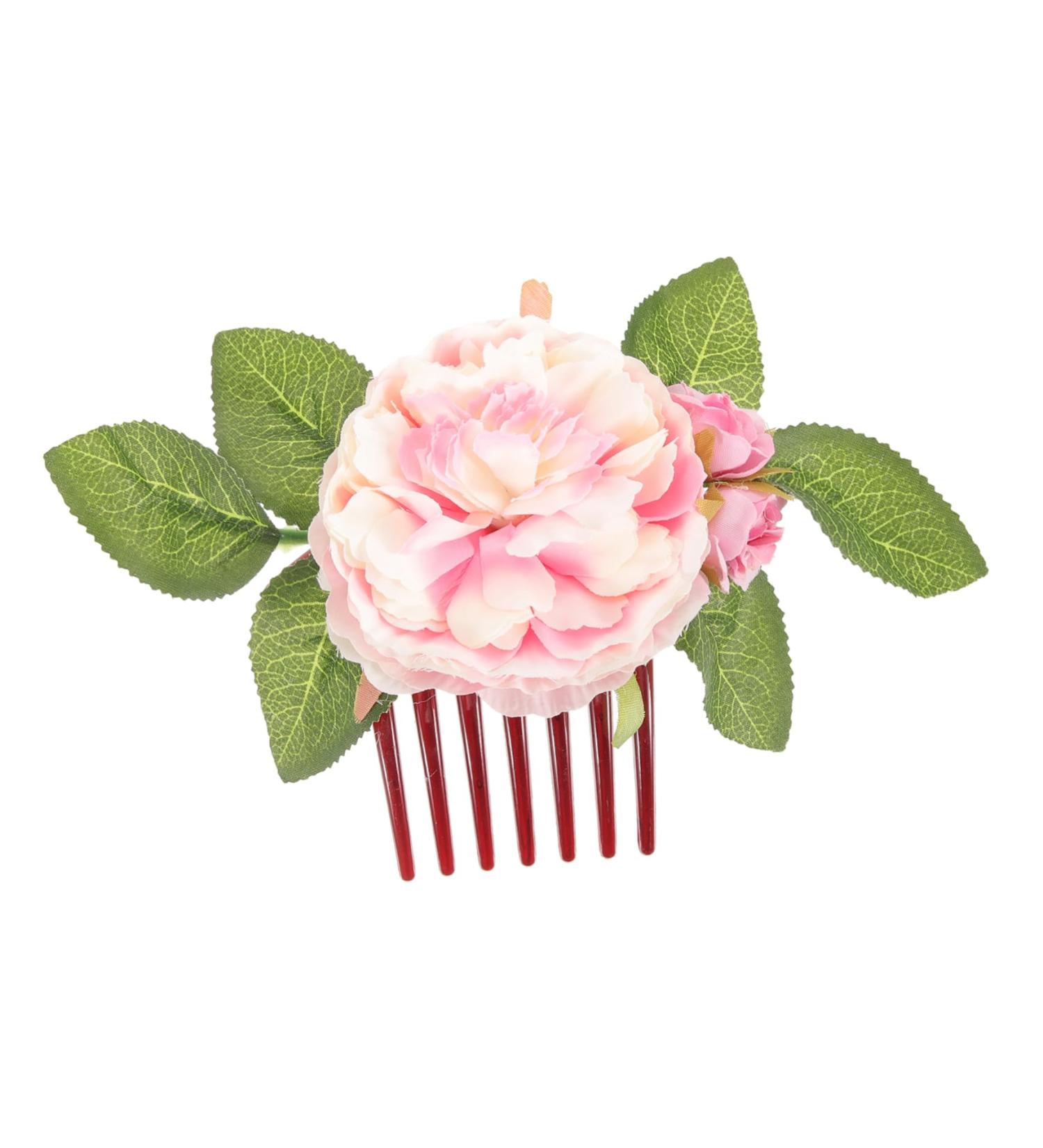 ABOOFAN Bridal Hair Accessories Flower Hair Accessories Side Combs for Women Thick Hair Flowers for Hair Flower Hair Pin Hair Comb for Women Decorate Fabric European Fashion Bridesmaid - Buy Online on GoSupps.com