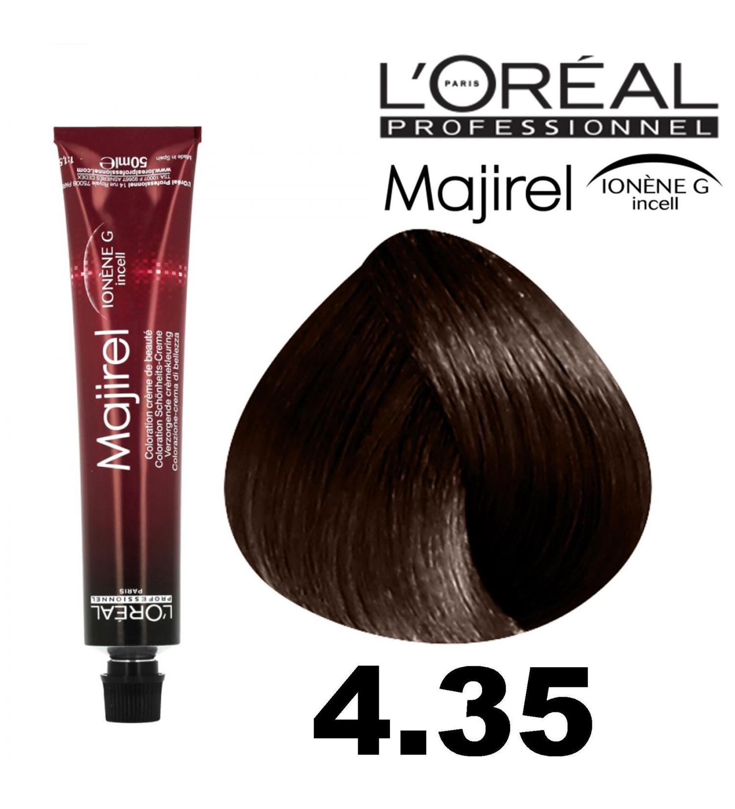 L'Oreal Professionel MAJIREL Tintura per Capelli 50ml - 4.35 Castano Dorato Mogano