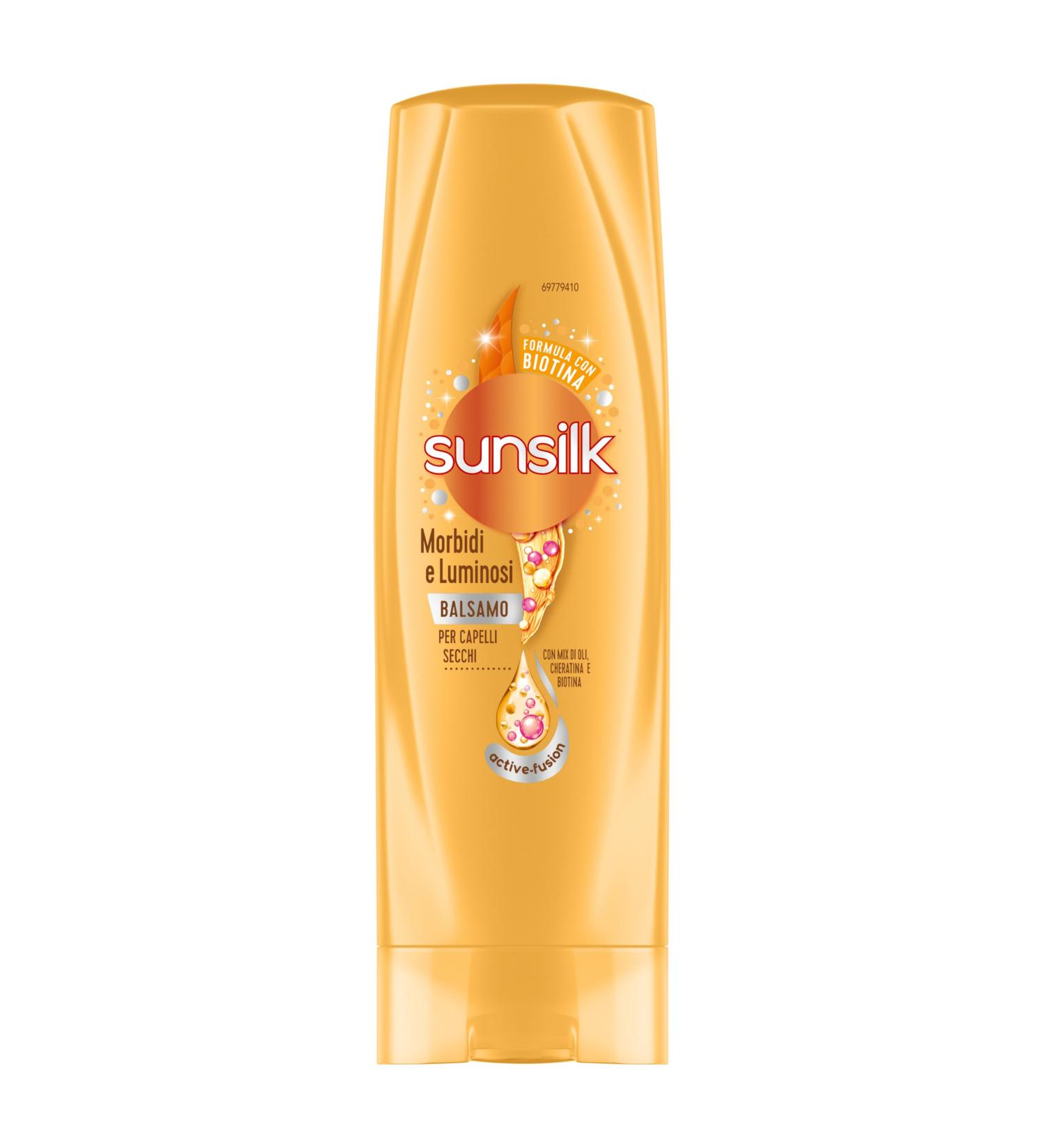 Dove Sunsilk Soft and luminous balm antifrizz conditioner gives soft and nongreasy hair active fusion formula with argan and almond oil keratin and biotin 200 ml - Buy Online on GoSupps.com