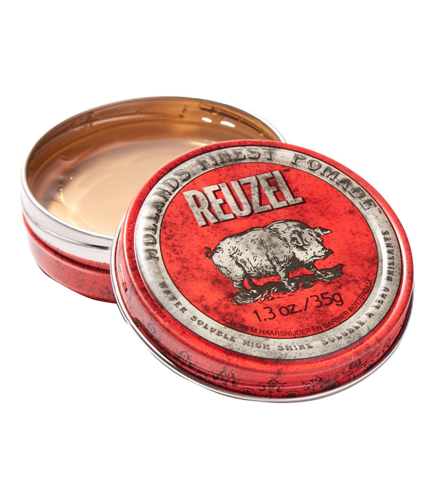 Reuzel Red Water Soluble High Sheen Pomade - No Dry Formula 35g Vanilla | International Shipping Available - Buy Online on GoSupps.com