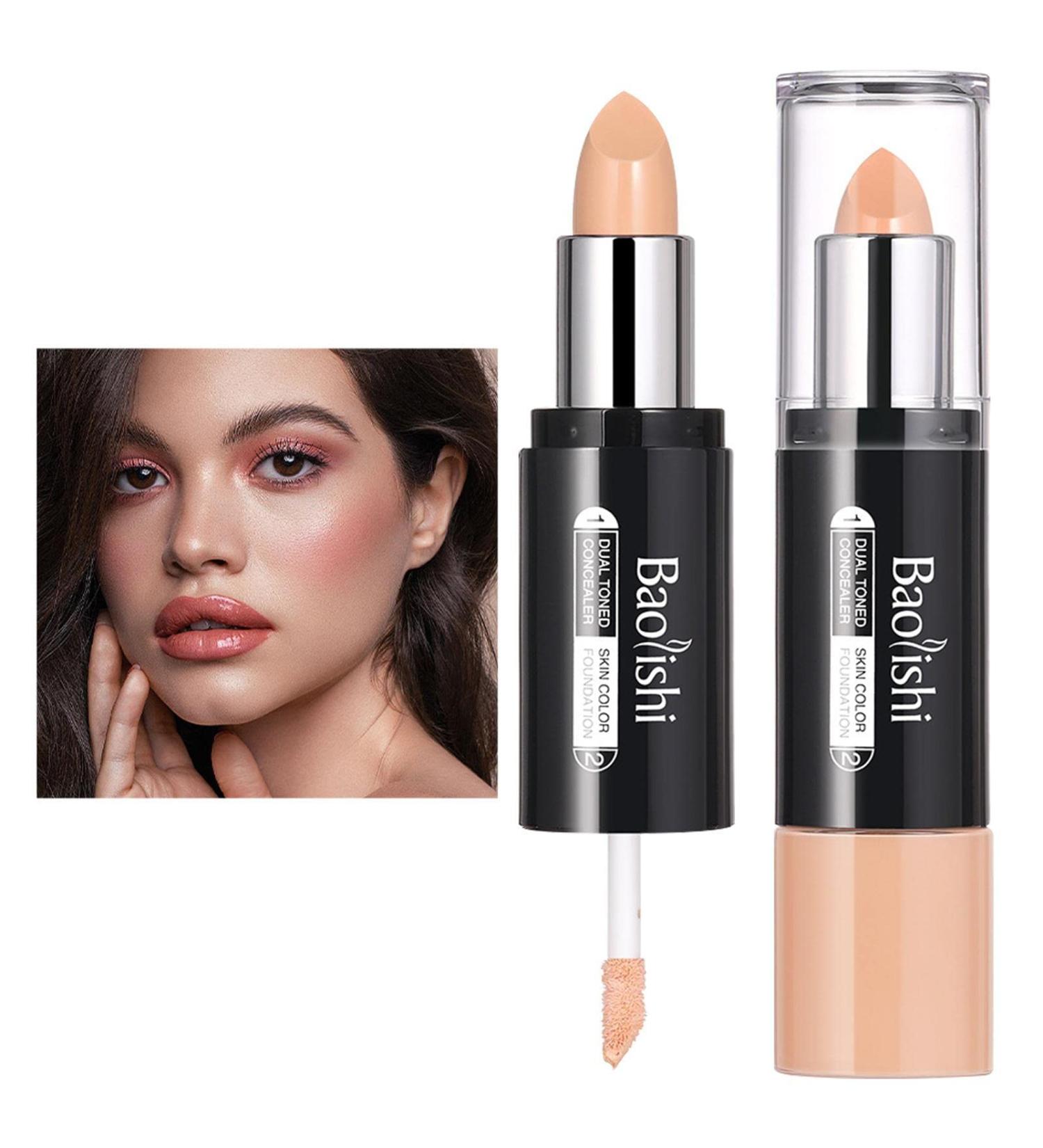 Concealer Stick Dual-Ended Full Coverage Wonder Stick Light Contouring Concealer Foundation Concealer Cream Makeup Frifer 2# - Buy Online on GoSupps.com