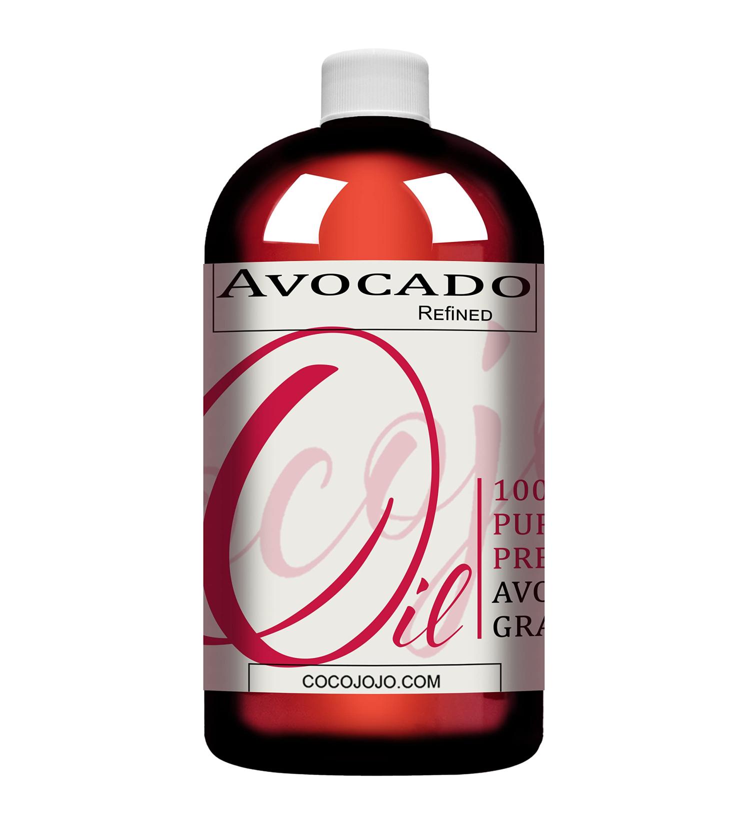 100% Pure Avocado Oil - Refined Cold Pressed - Non-GMO Carrier Oil for Skin, Hair, Nails - 32 oz - Premium Grade A - Buy Online on GoSupps.com