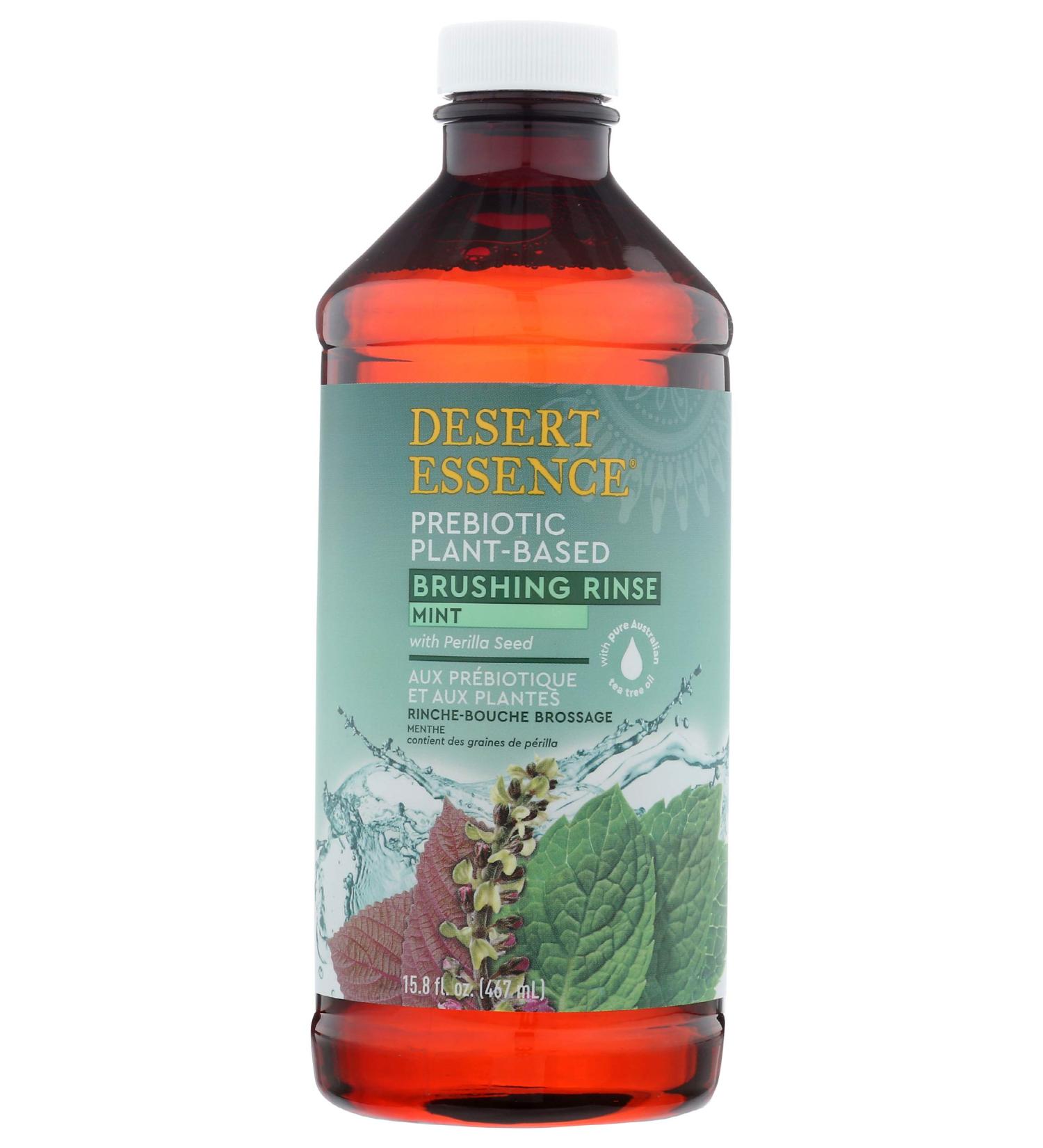 DESERT ESSENCE Mint Brushing Rinse 15.8 oz | Natural Fresh Breath & Oral Care - Buy Online on GoSupps.com