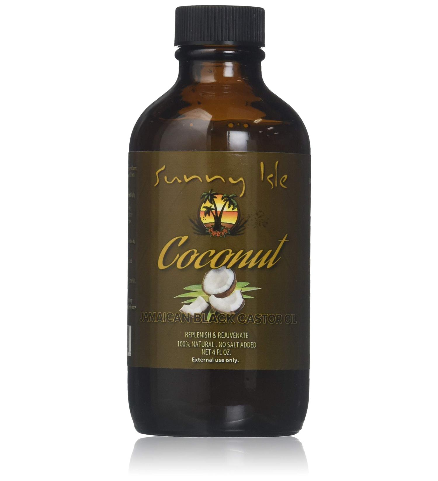 Sunny Isle Jamaican Castor Oil Coconut Black 4 Fl Oz - Hydrating Hair Treatment - Buy Online on GoSupps.com