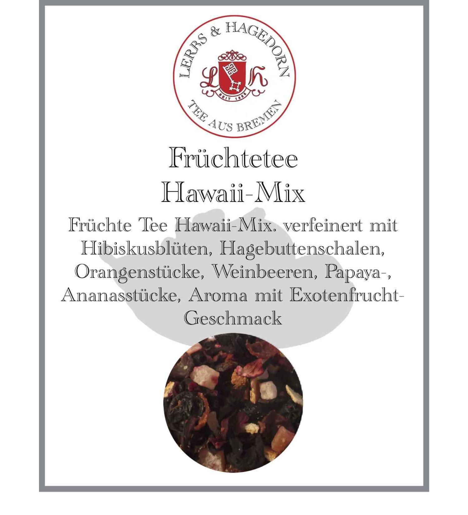  Lerbs & Hagedorn Fruit Mix Hawaiian Tea 2kg - Buy Online on GoSupps.com