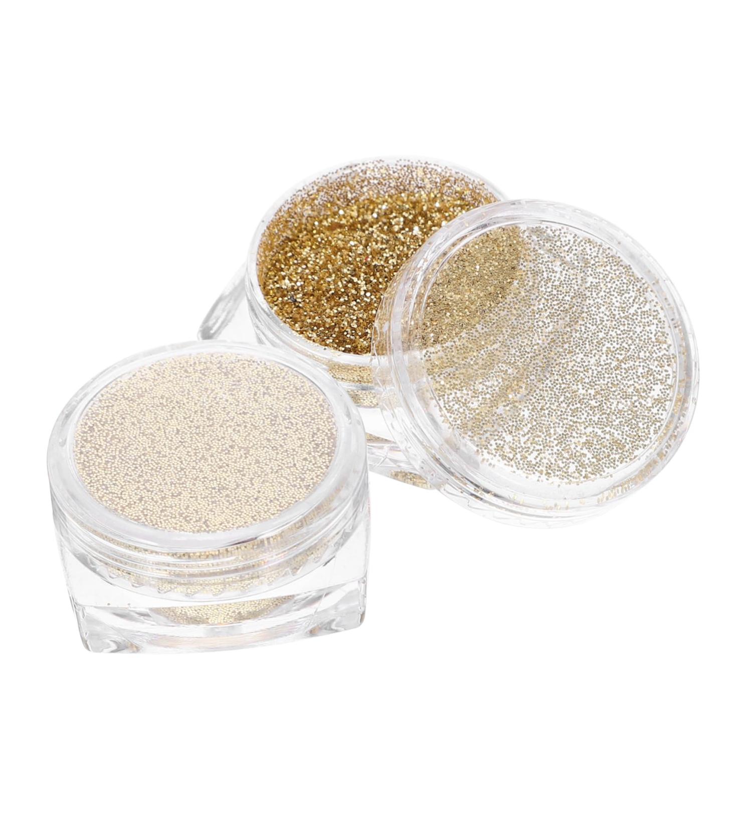 DOITOOL Loose Pigment Eyeshadow 2pcs Eye Shadow Glitter Eyeshadow Glitter Powder Highlighter Loose Loose Eyeshadow Glitter 1 count (Pack of 1) Golden - Buy Online on GoSupps.com