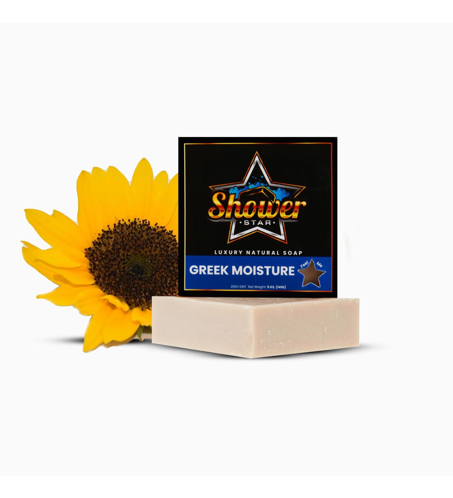 Natural Bar Soap Body Wash for Men - 5 Oz Long Lasting Freshness with Olive & Natural Oils Non-GMO Paraben-Free | Daily Use Greek Moisture - Buy Online on GoSupps.com