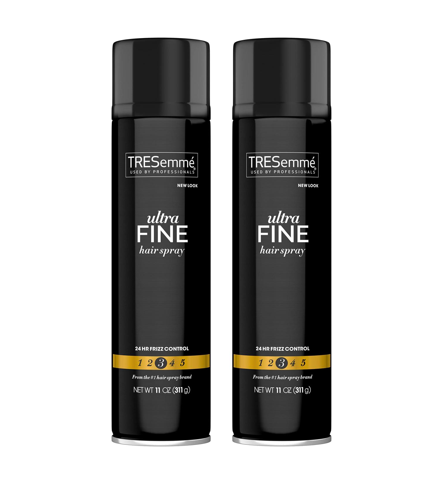 TRESemm Tres Two Ultra-Fine Aerosol Hair Spray 2pk - 11 oz | Firm Hold, Soft & Shiny Hair | Salon Quality Hairspray - Buy Online on GoSupps.com