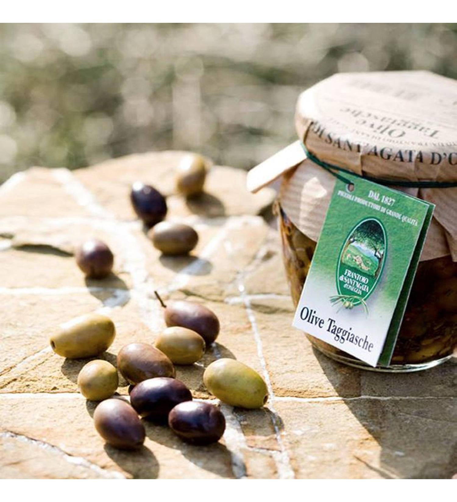 Italian Pitted Taggiasca Olive With Extra Virgin Olive Oil 260g