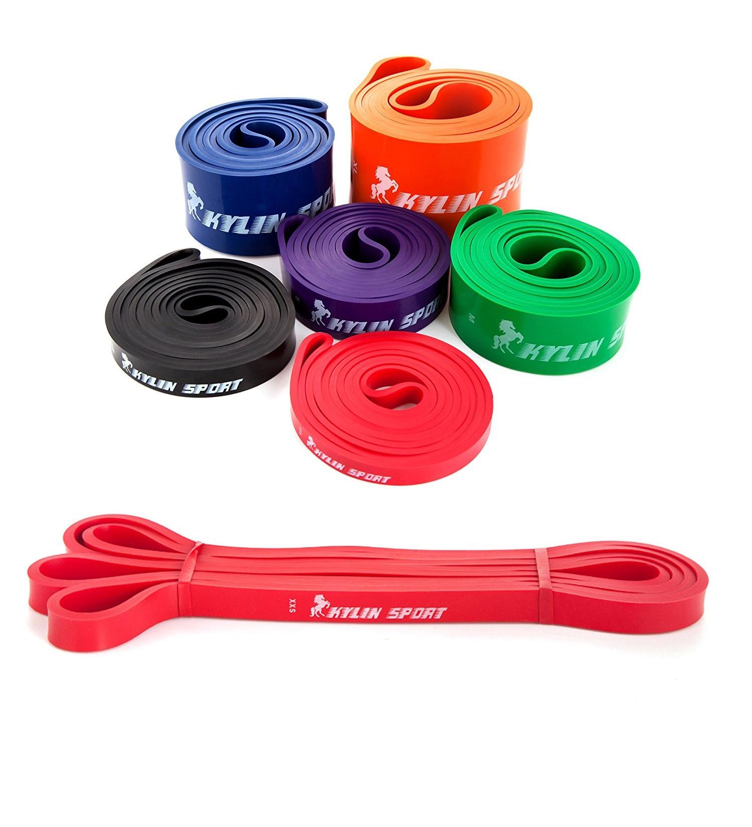 KYLIN SPORT Resistance Band for Assisted Pull Ups | Elastic Loop for Yoga Pilates & CrossFit Training - Power-Lifting in Red - Buy Online on GoSupps.com