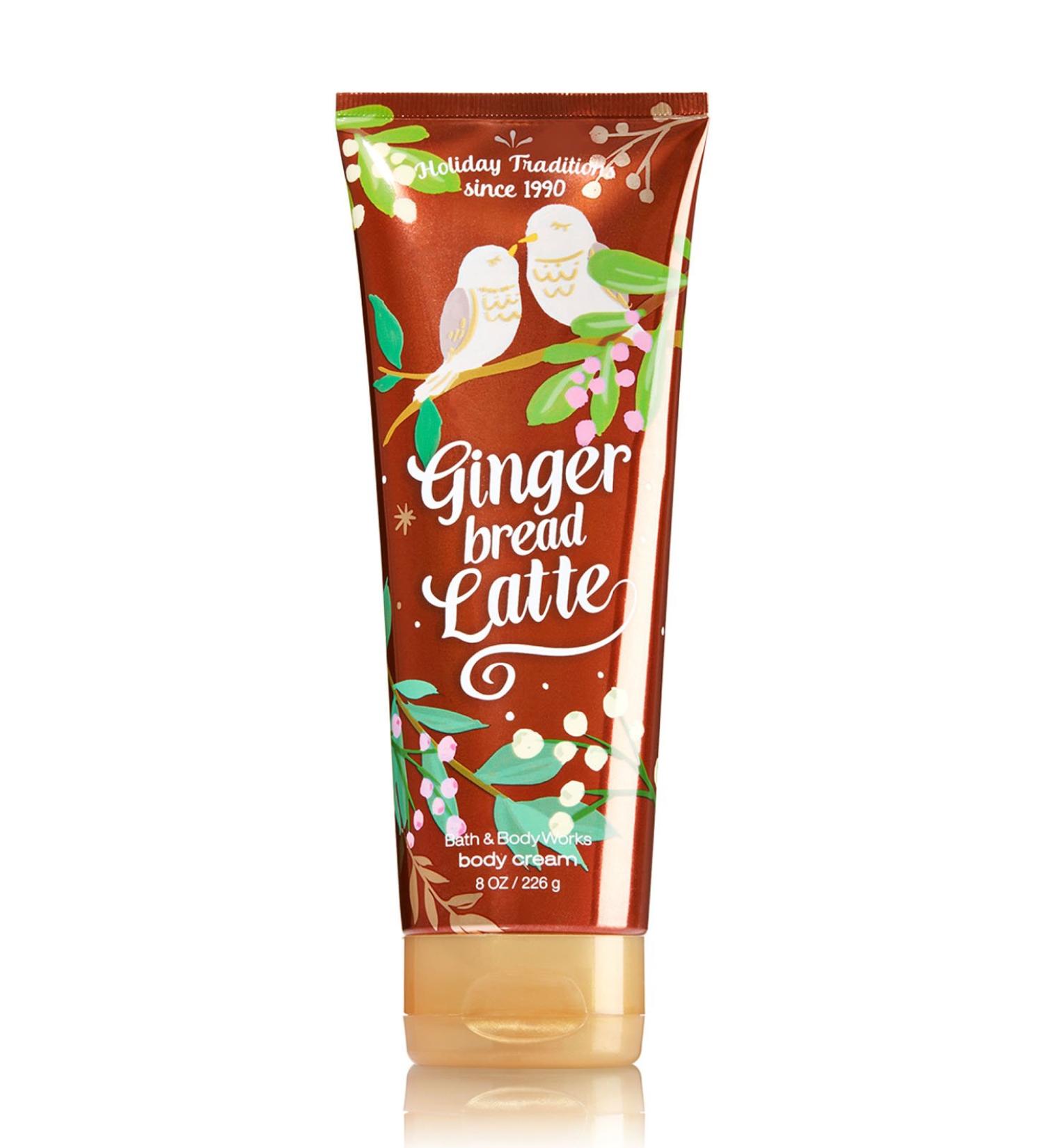 Bath and Body Works Gingerbread Latte Holiday Traditions Body Cream 8 oz