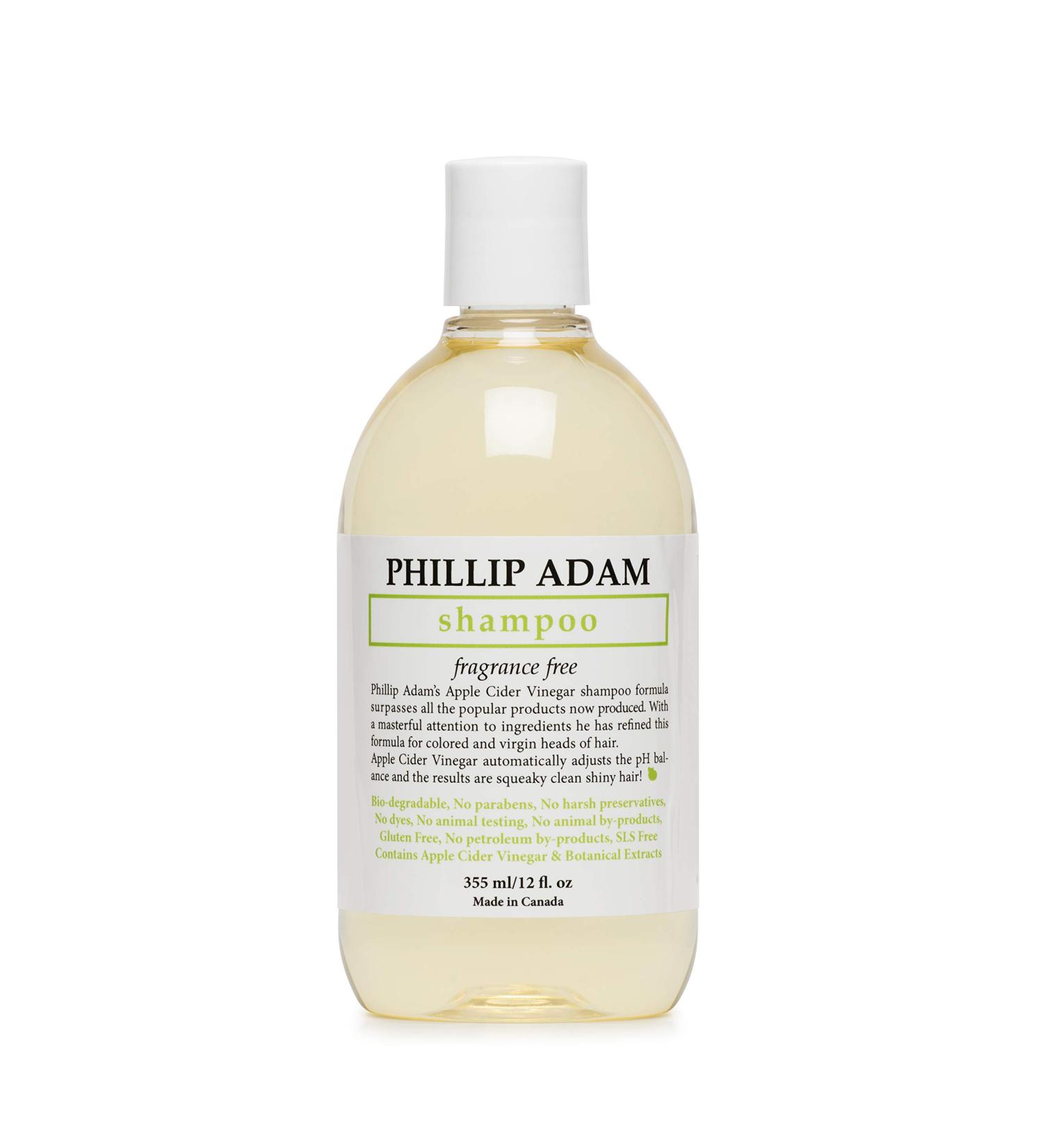 Phillip Adam Fragrance Free Shampoo 12 fl oz - Gentle & Sulfate-Free Formula - Buy Online on GoSupps.com