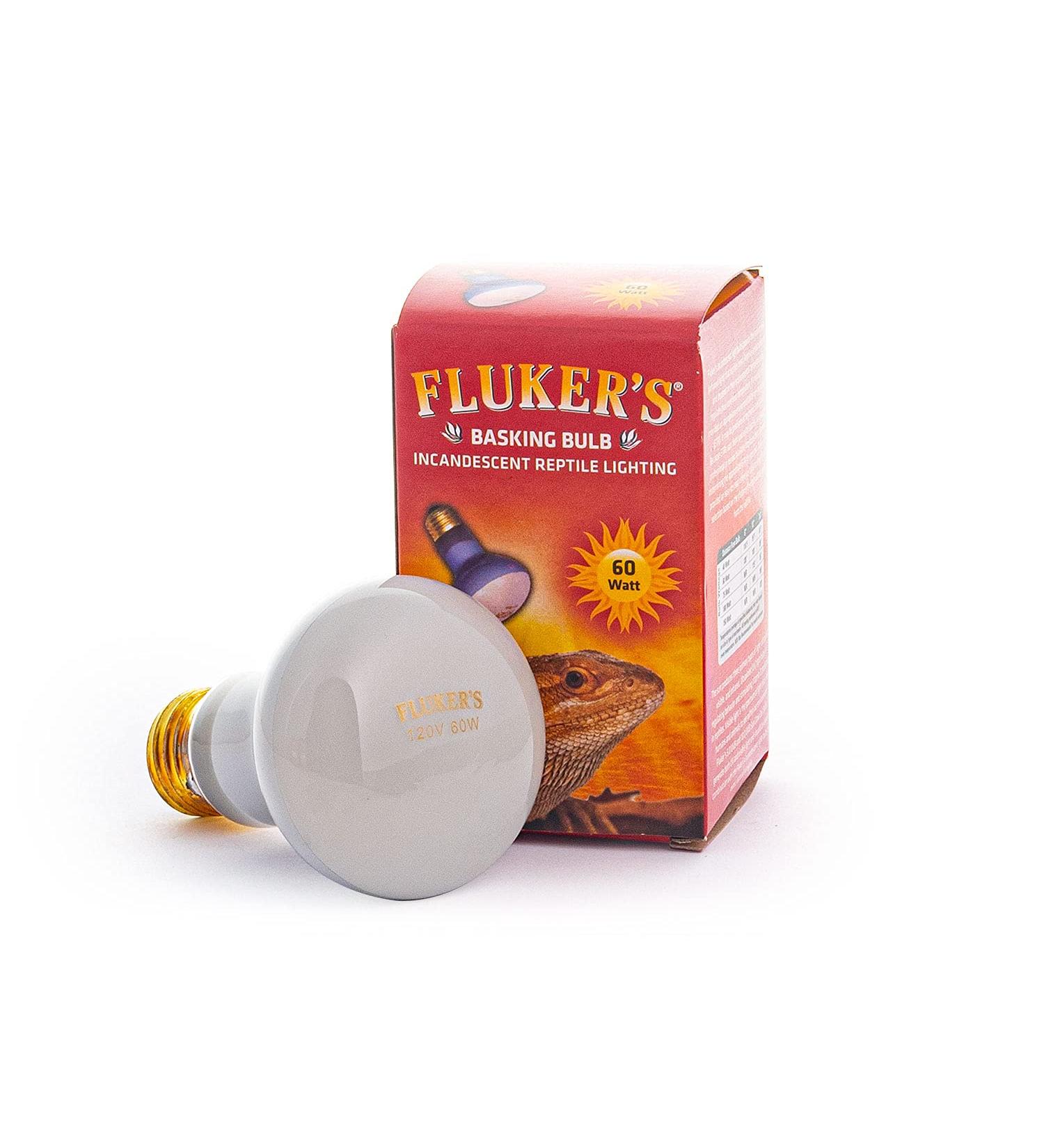Fluker's 60 Watt Basking Spotlight Bulb for Reptiles | High-Quality Heat and Light Source - Buy Online on GoSupps.com