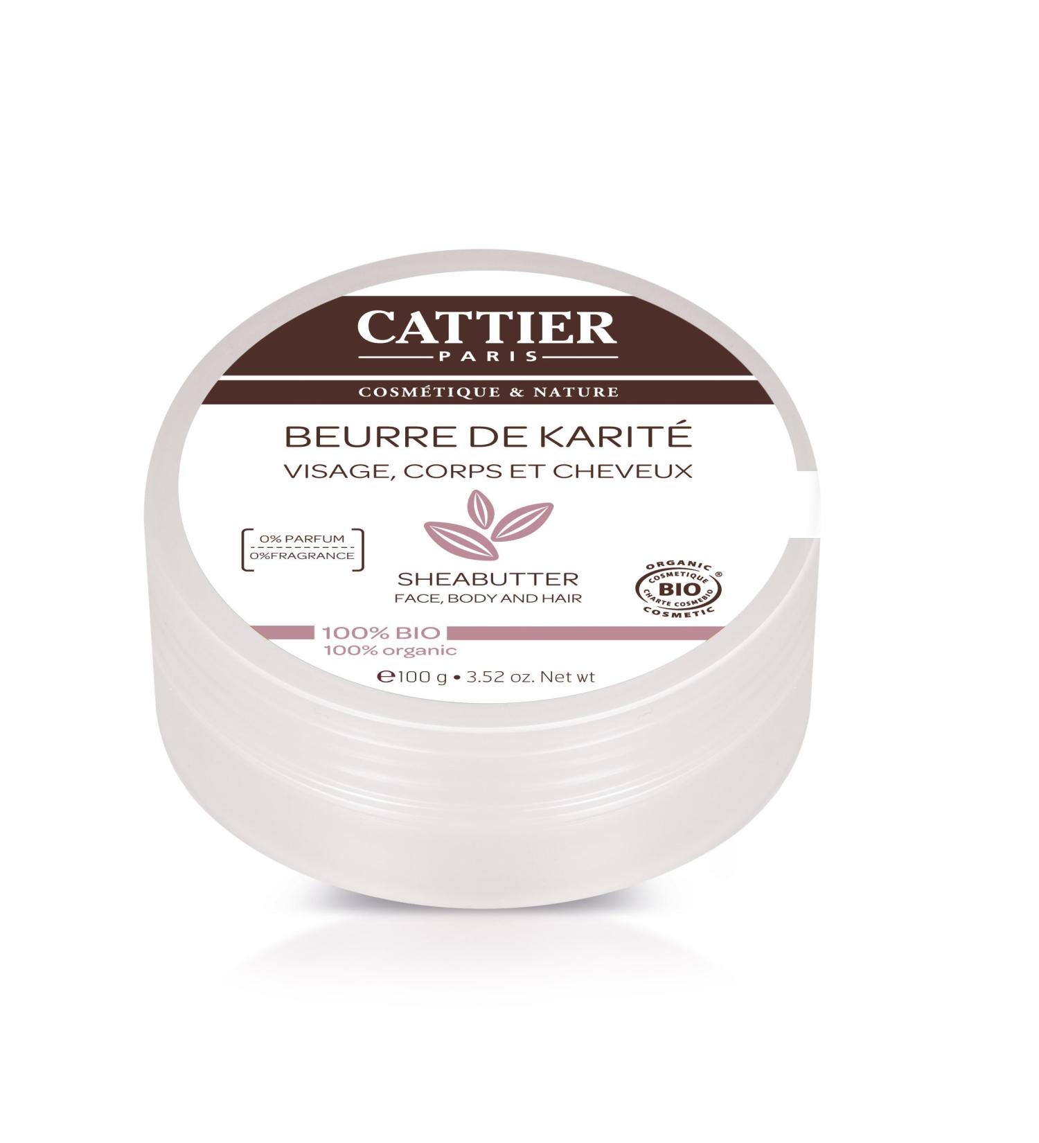 Cattier Shea Butter 100% Organic 20 g 2 pieces