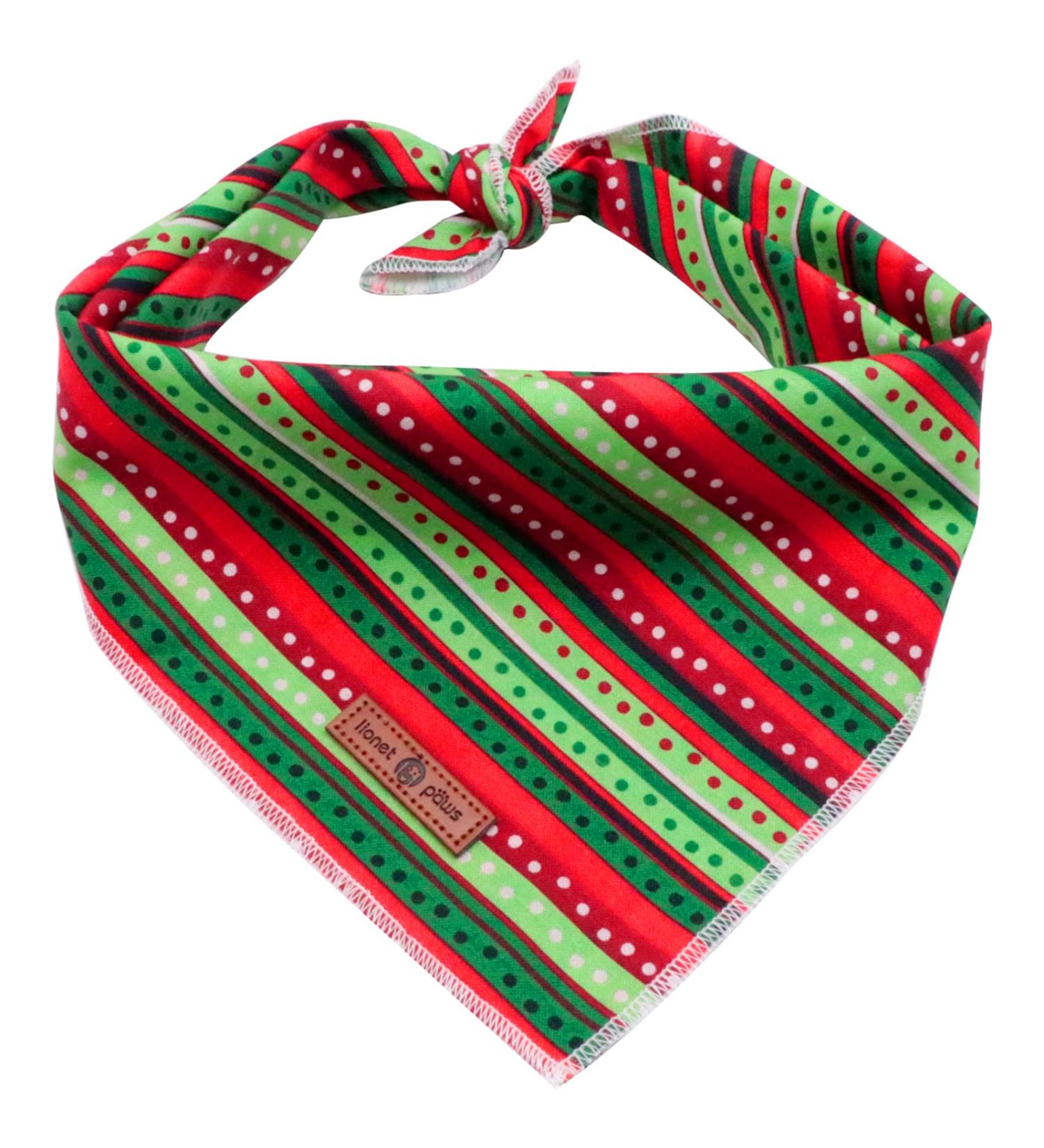 Shop Lionet Paws Christmas Dog Bandana - Triangle Scarf for All Dog Sizes | Festive Accessories for Pets - Buy Online on GoSupps.com