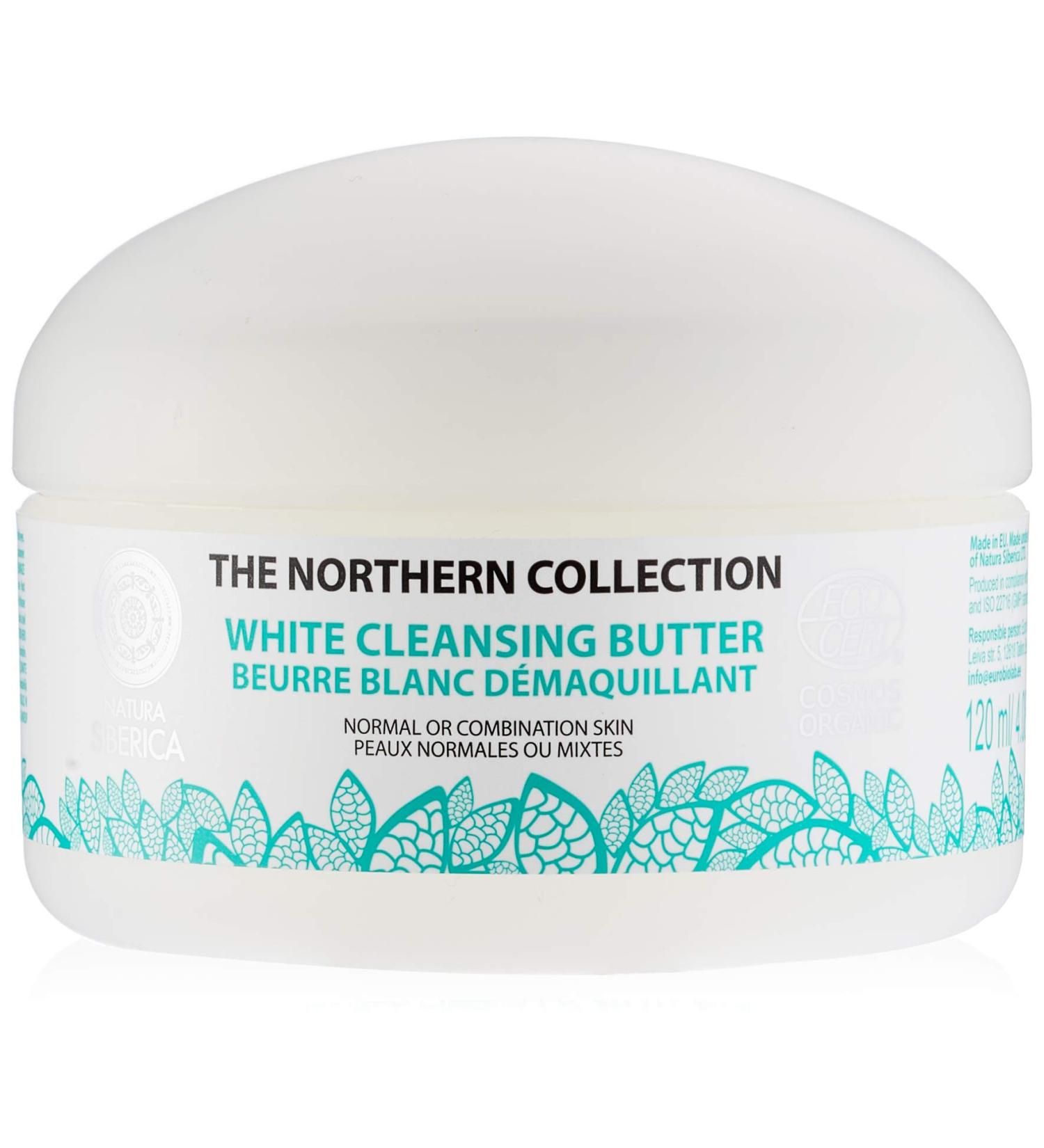 Natura Siberica Northern White Cleansing Butter for Normal/Combination Skin 120 ml - Buy Online on GoSupps.com