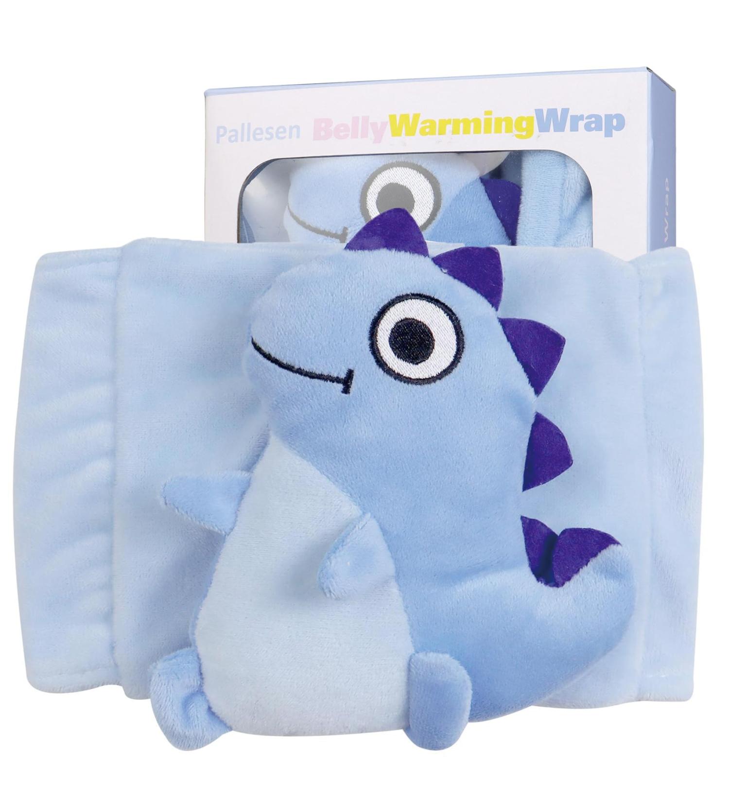 Colic Baby Relief | Gas Relief for Infants | Heated Tummy Wrap & Swaddling Belt - Natural Upset Stomach Relief for Babies & Toddlers - Dinosaur Design - Buy Online on GoSupps.com