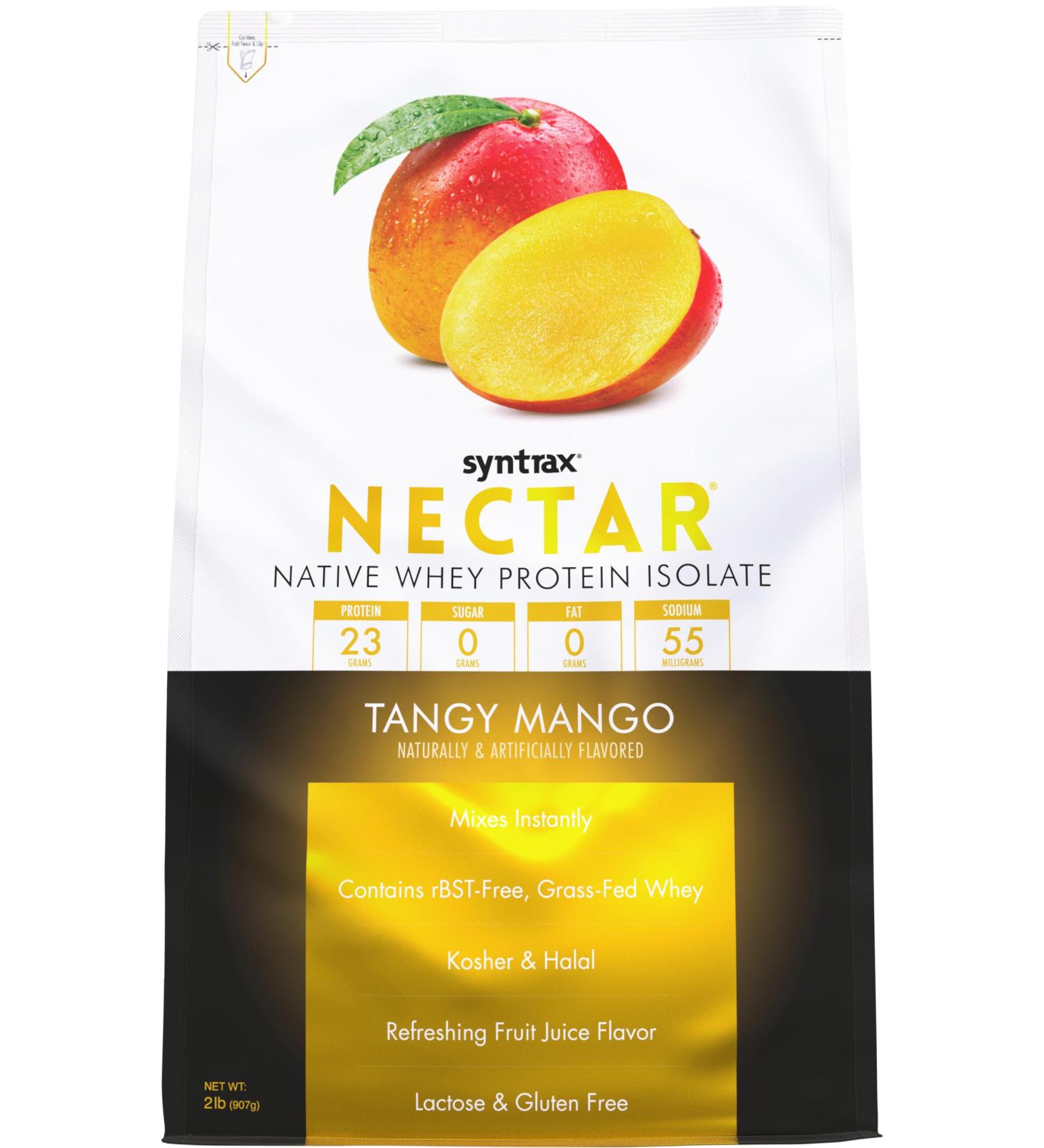 Buy Syntrax Nectar Tangy Mango - 2 Pound | Delicious Protein Powder for International Shipping - Buy Online on GoSupps.com