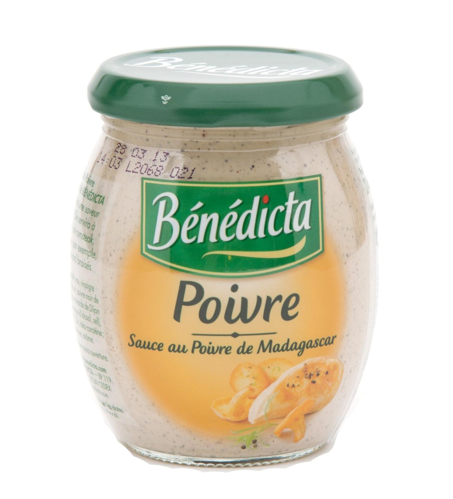 Benedicta Sauce au poivre de Madagascar 240 g