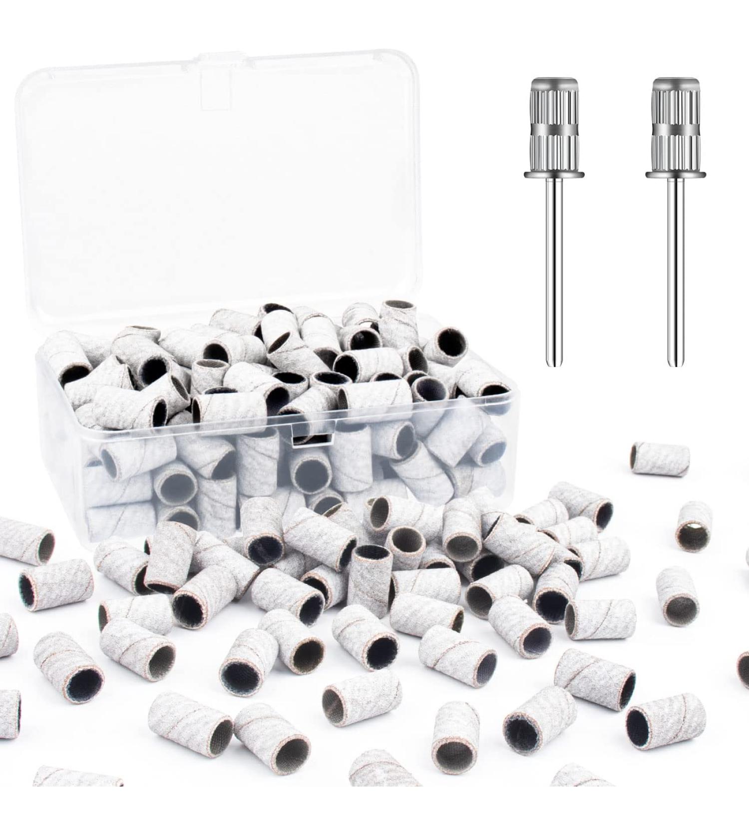 Superfine Grinding Wheel Sand Bands with Storage Box - 100 Pcs for Nail Drill Machine 240 - Buy Online on GoSupps.com
