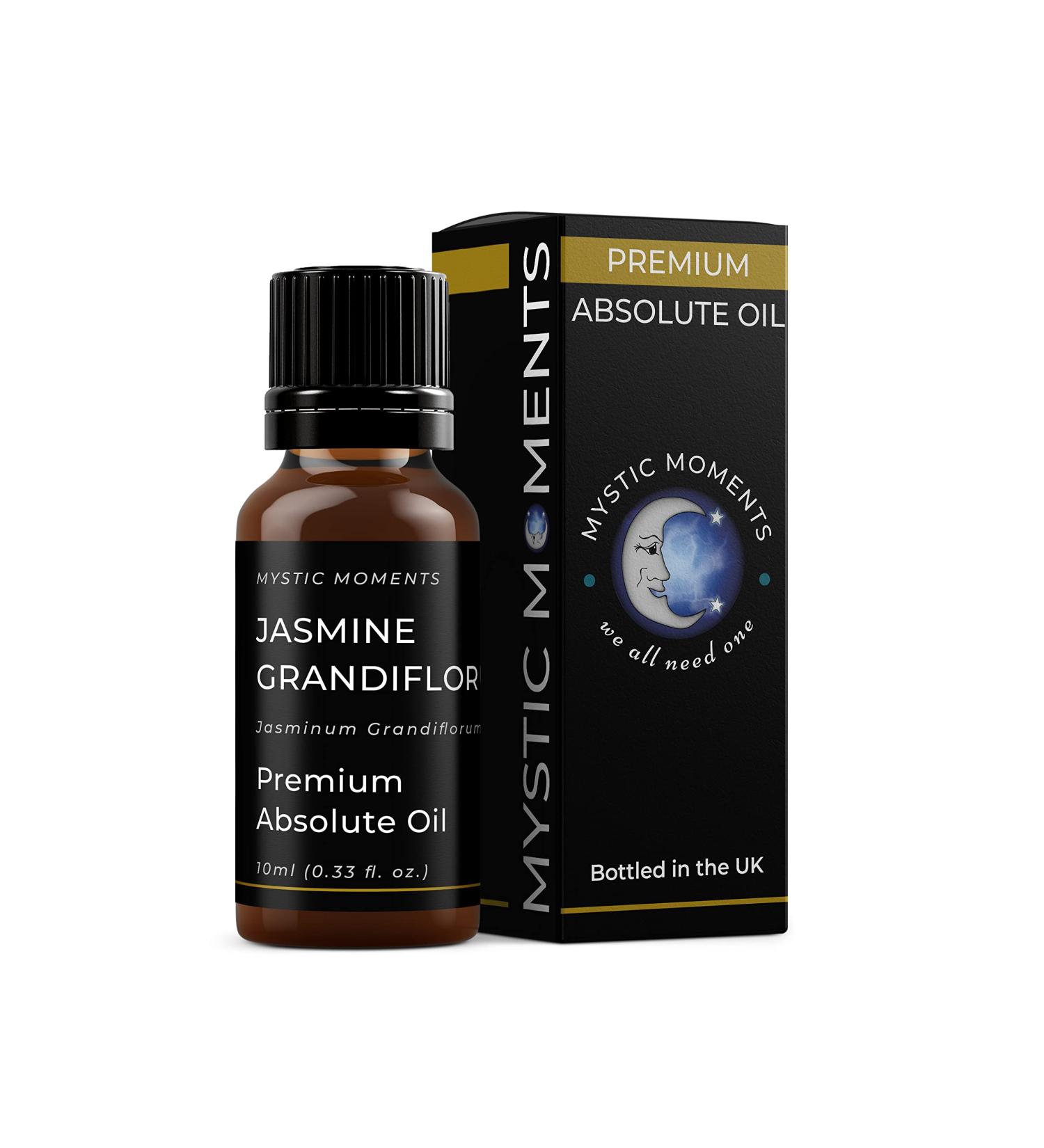 Buy Mystic Moments Jasmine Grandiflorum Absolute Oil 10ml | Pure & Natural Skincare Perfumery & Aromatherapy Fast International Shipping - Buy Online on GoSupps.com