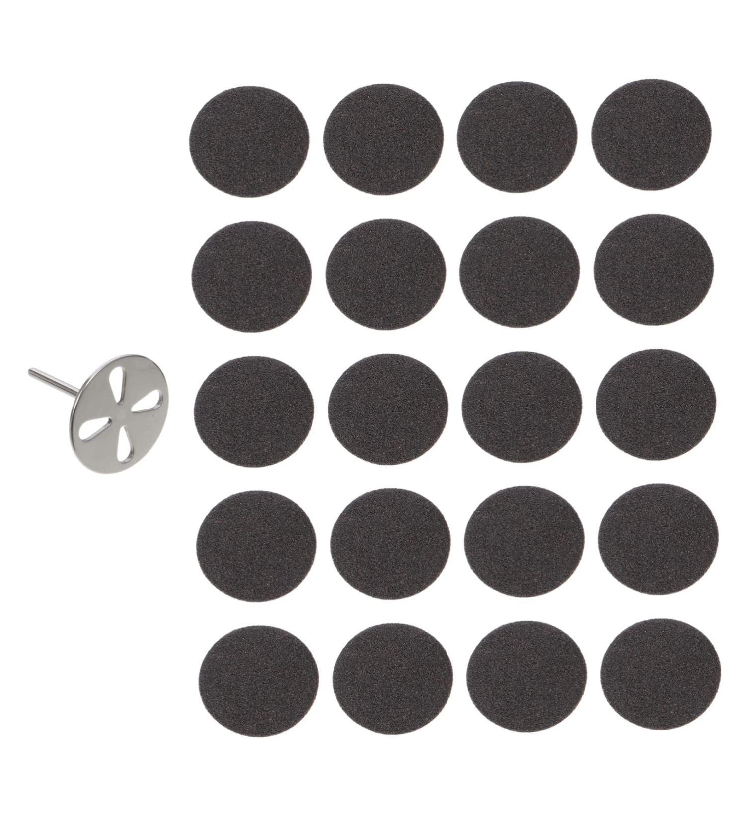 RORPOIR 1 Set Nail Polishing Sheets Nail Kits Sanding Disc Attachment Electric Grinding Slices Nail Disc Bit Power Nail File Pedicure Sanding Disc Stainless Steel Nail Drill Exfoliating - Buy Online on GoSupps.com
