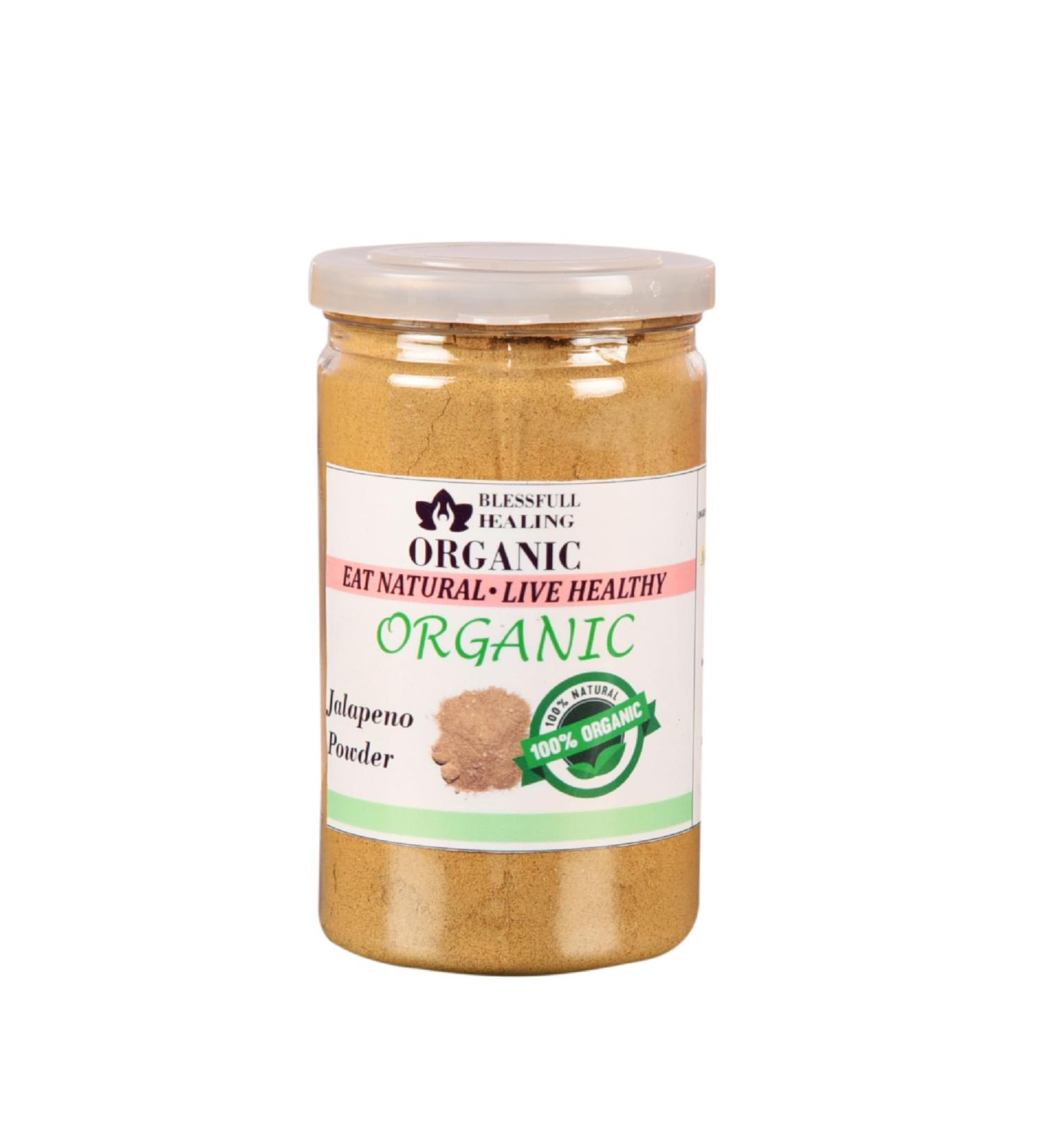 Blessfull Healing Organic Jalapeno Powder 100 Gram (Packing May Vary) 100 Gram 3.35 oz