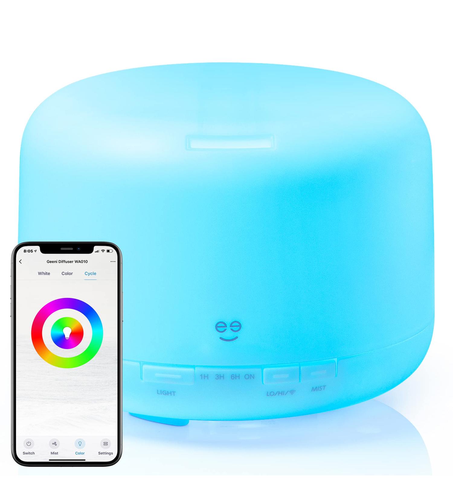 500ml Smart WiFi Essential Oil Diffuser & Humidifier with Alexa & Google Home Control - Buy Online on GoSupps.com